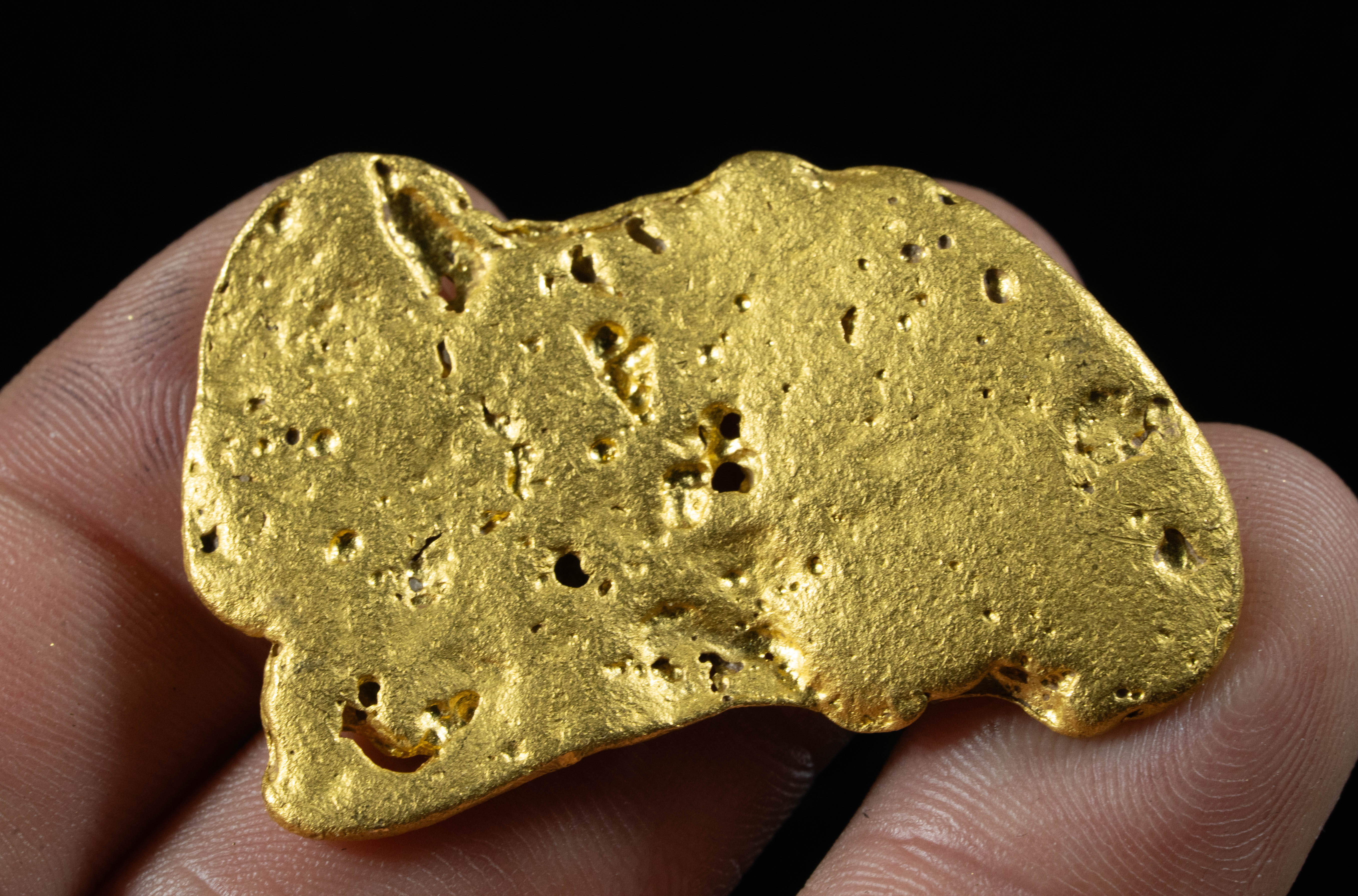 #1218 Natural Gold Nugget Australian 38.61 Grams Genuine