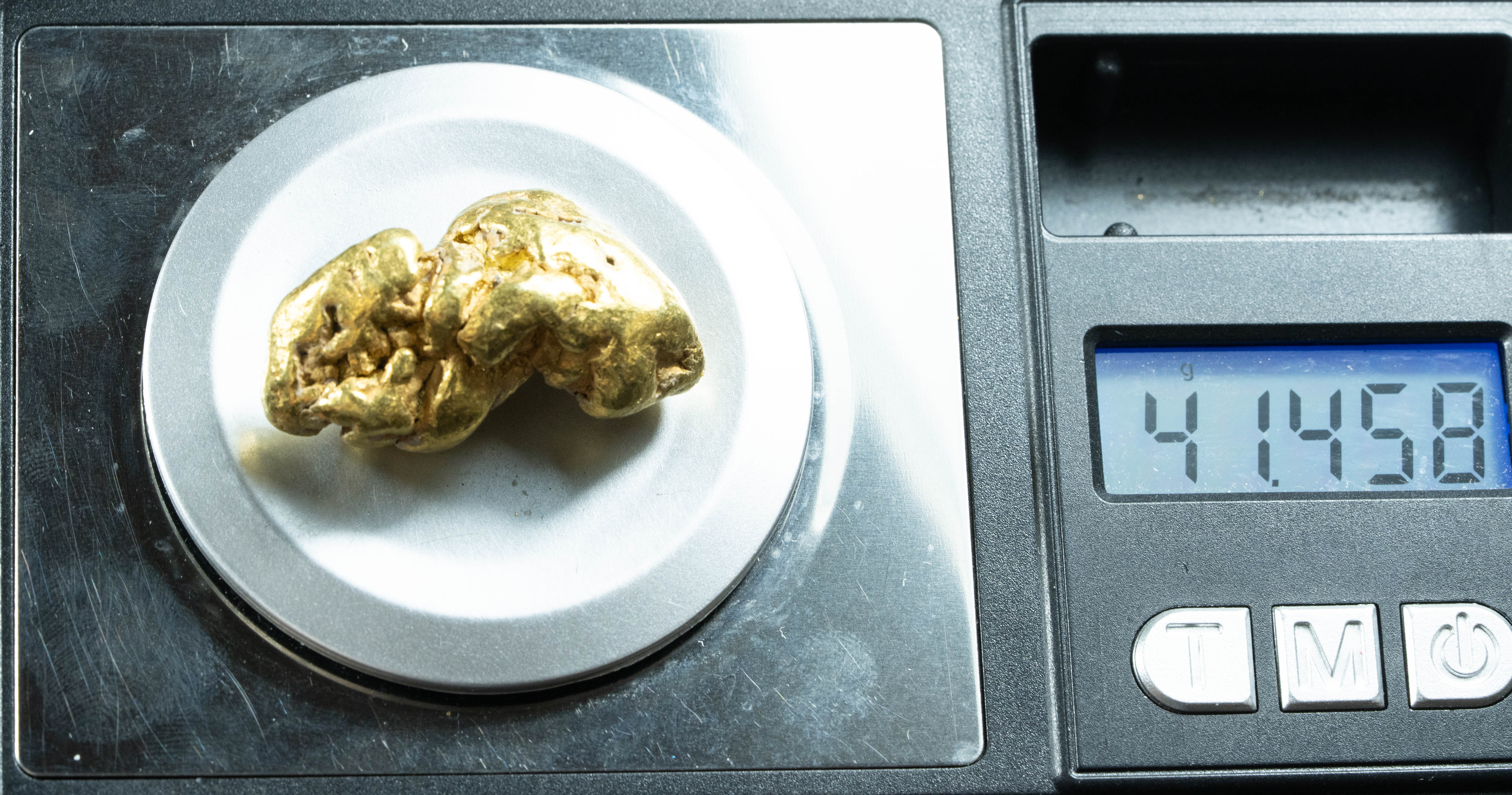 #541 Large Alaskan BC Gold Nugget 41.45 Grams Genuine