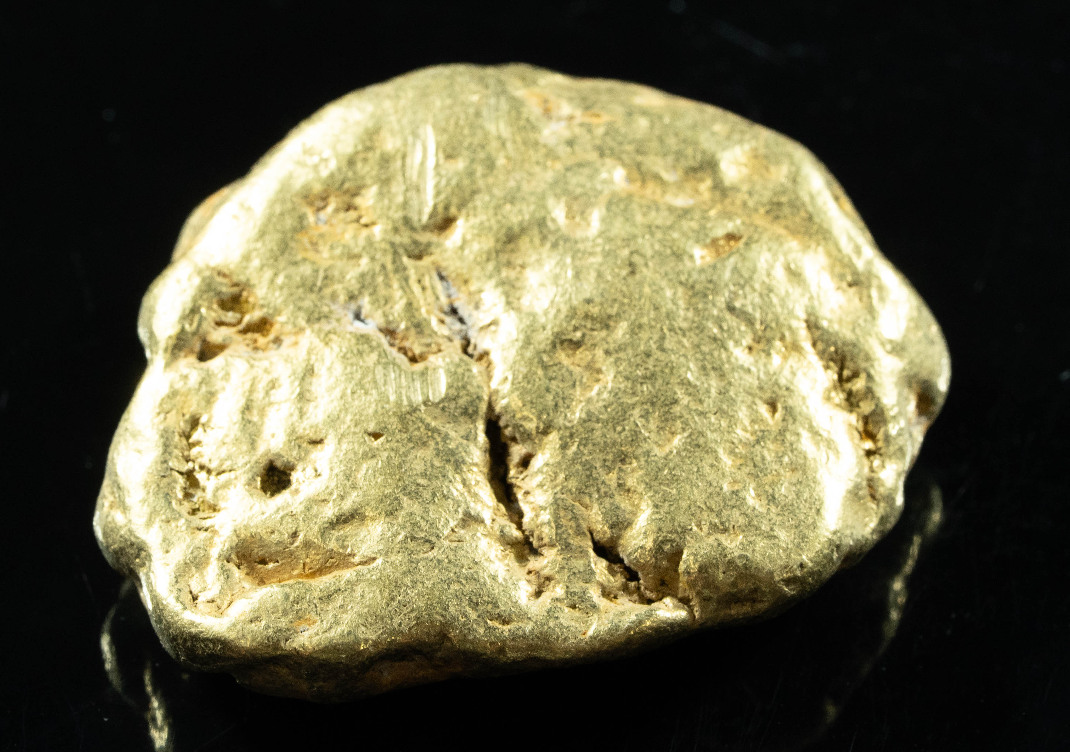Large Alaskan BC Gold Nugget Genuine 123.26 Grams 3.96 Troy Ounces