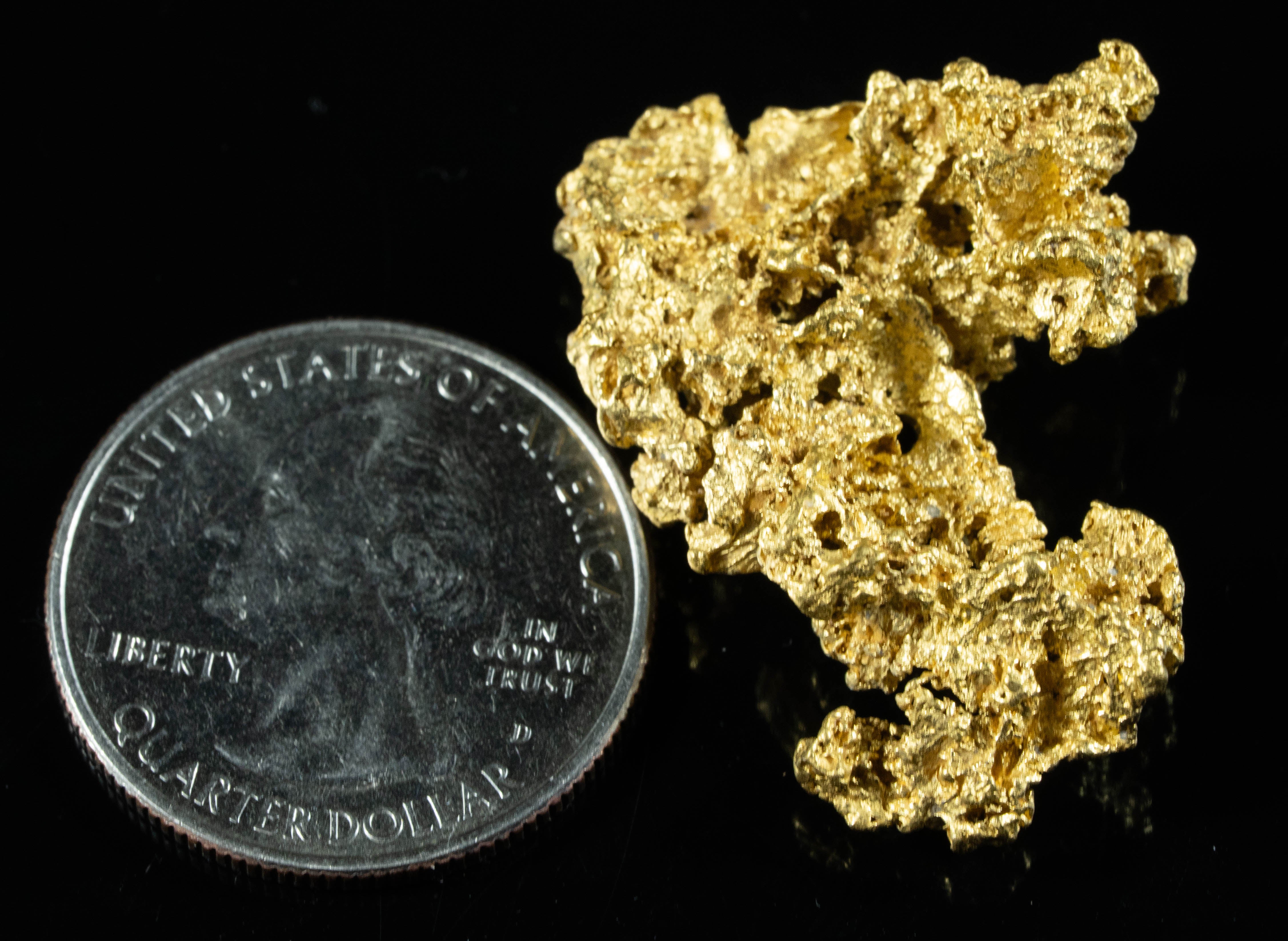 #1191 Natural Gold Nugget Australian 15.40 Grams Genuine