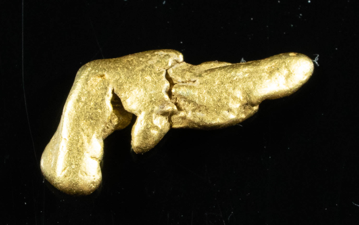 #12 Alaskan BC Natural Gold Nugget .54 Grams Genuine