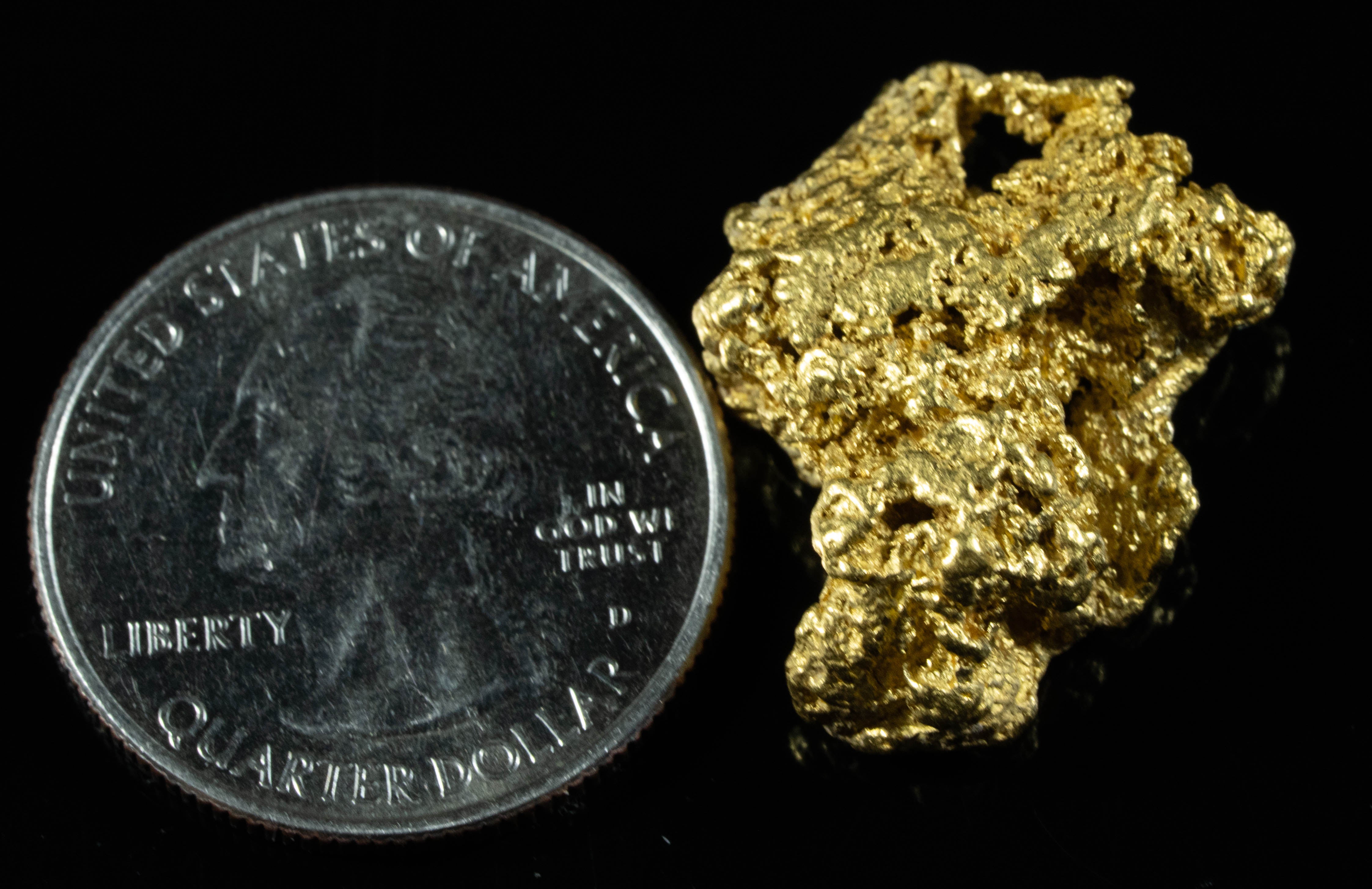 #1192 Natural Gold Nugget Australian 13.87 Grams Genuine