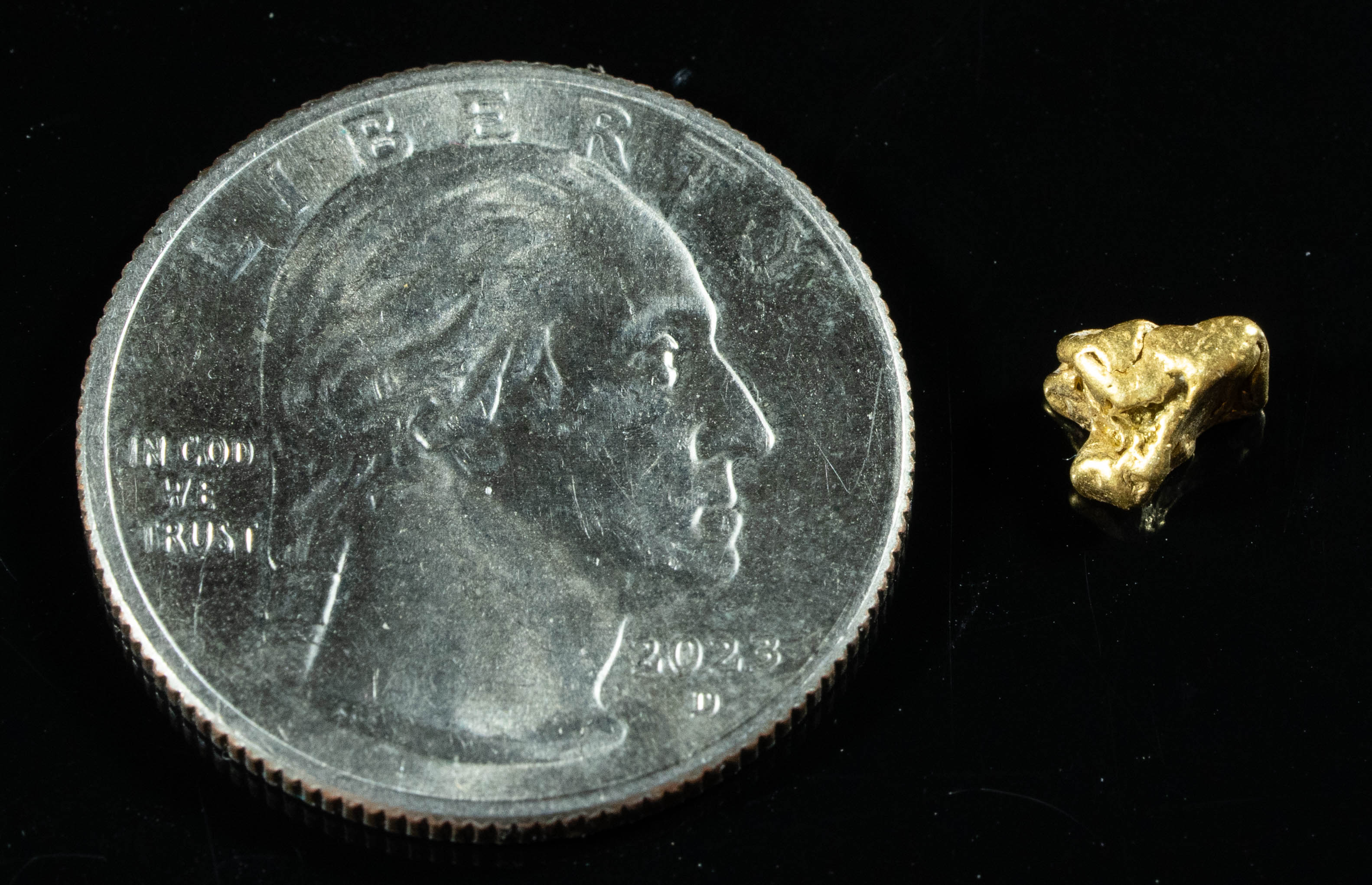 #38 Alaskan BC Natural Gold Nugget .52 Grams Genuine