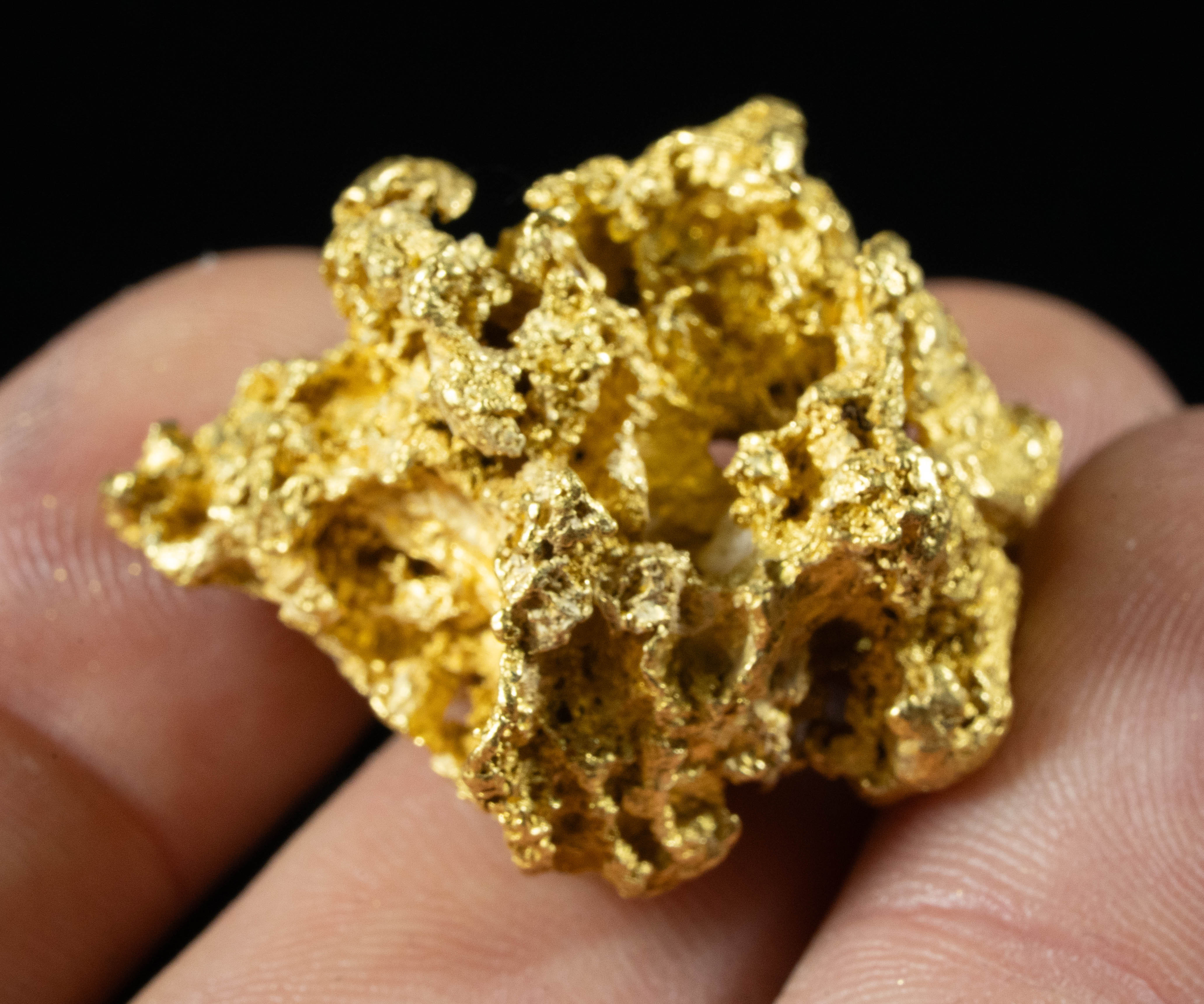 #1225 Natural Gold Nugget Australian 33.22 Grams Genuine