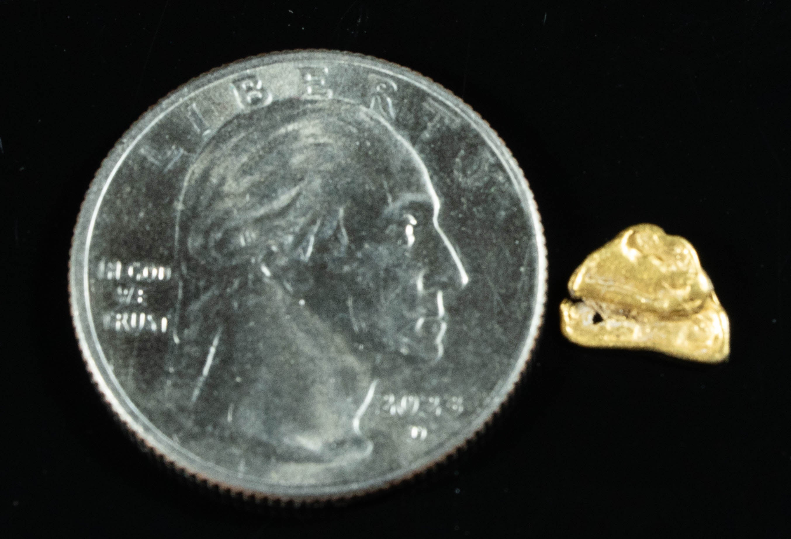 #108 Alaskan BC Natural Gold Nugget .41 Grams Genuine
