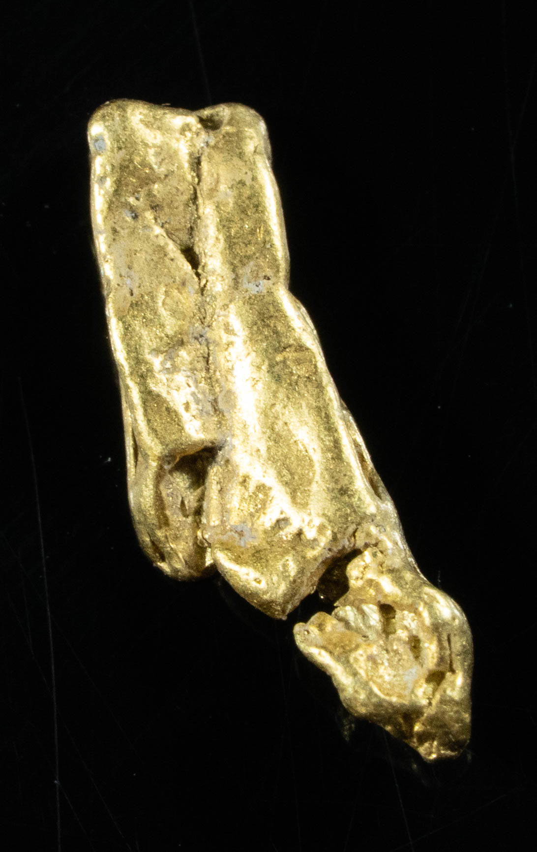 #123 Alaskan BC Natural Gold Nugget .45 Grams Genuine