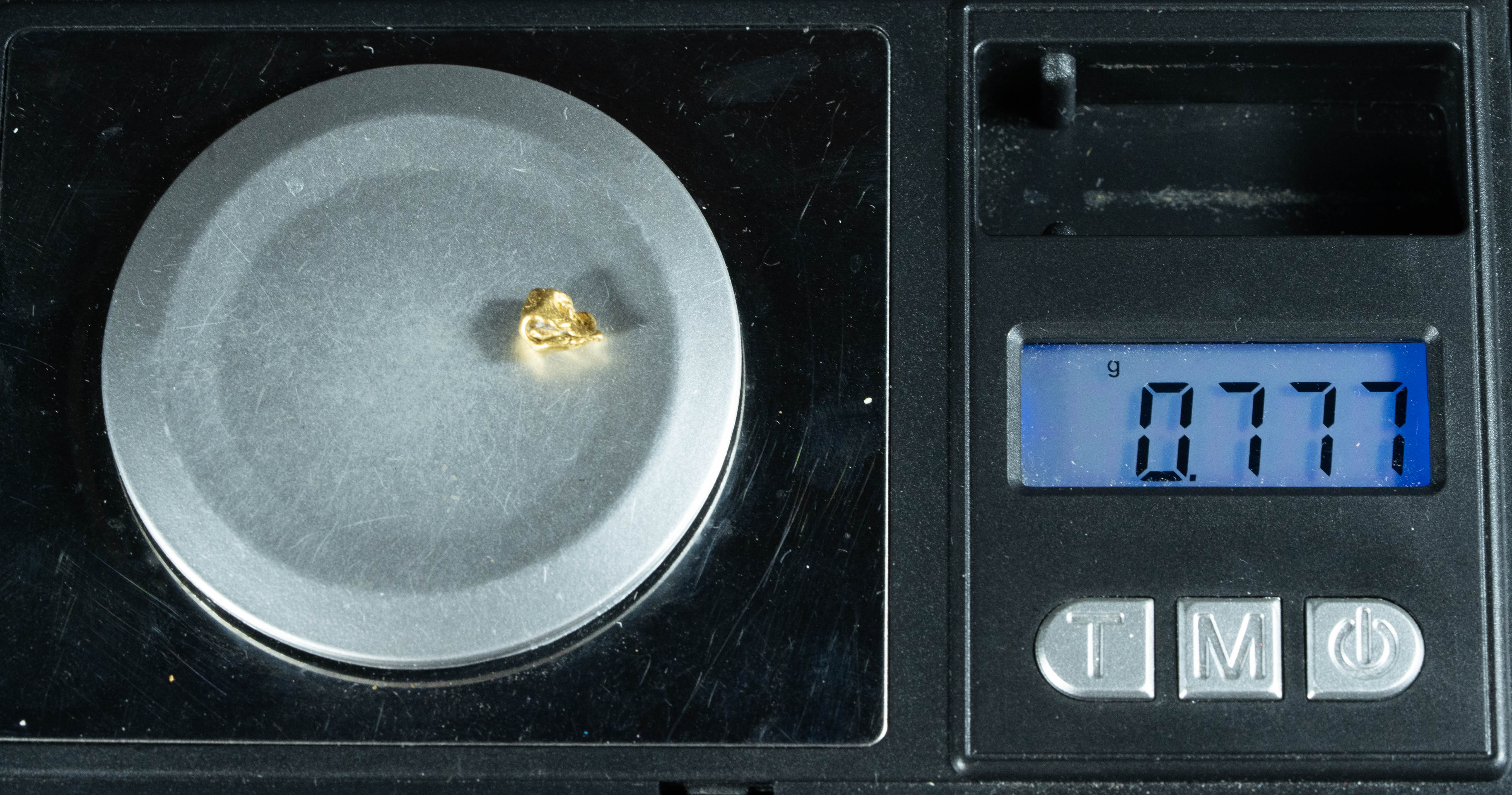 #130 Alaskan BC Natural Gold Nugget .77 Grams Genuine