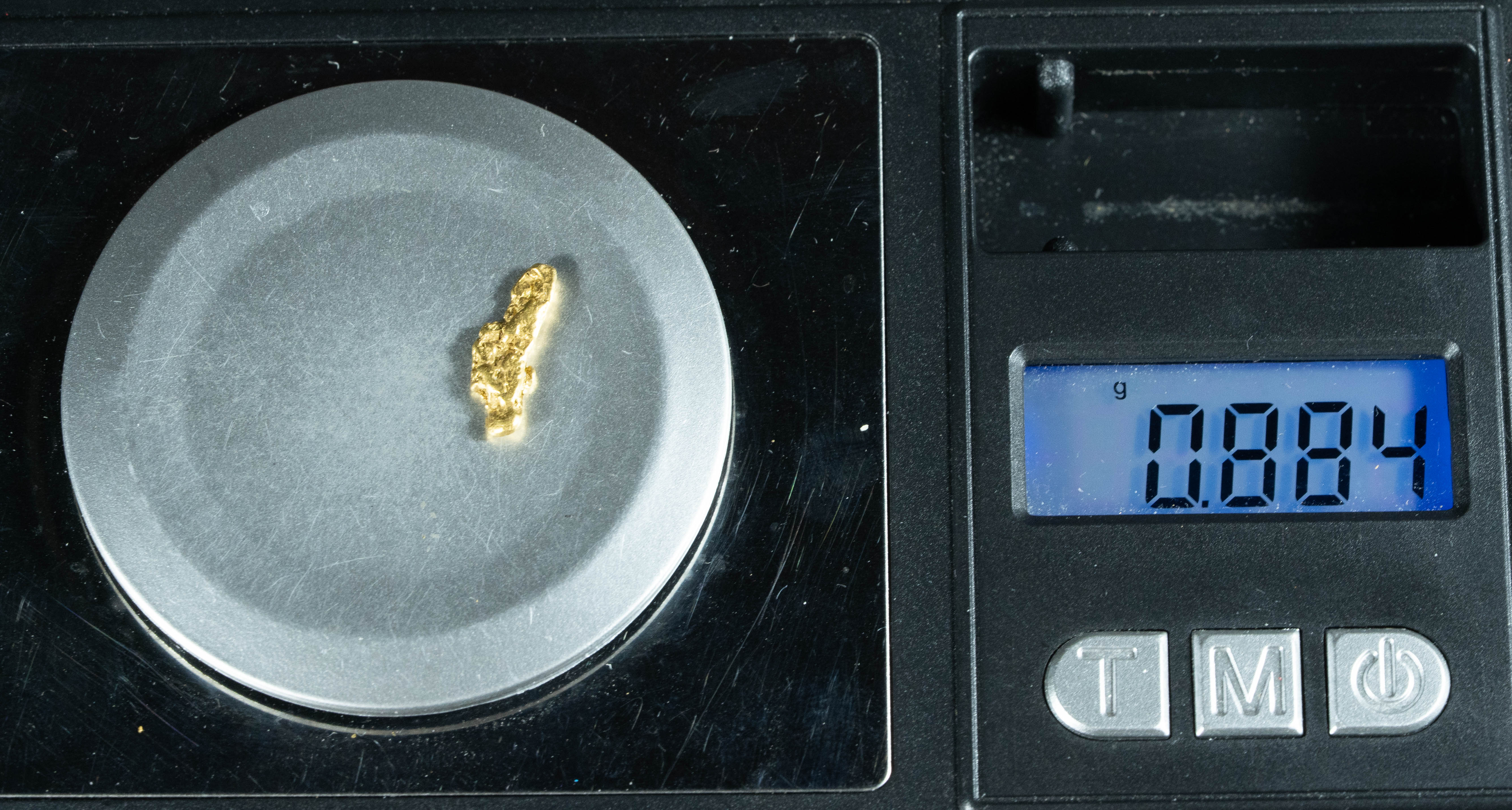 #135 Alaskan BC Natural Gold Nugget .88 Grams Genuine