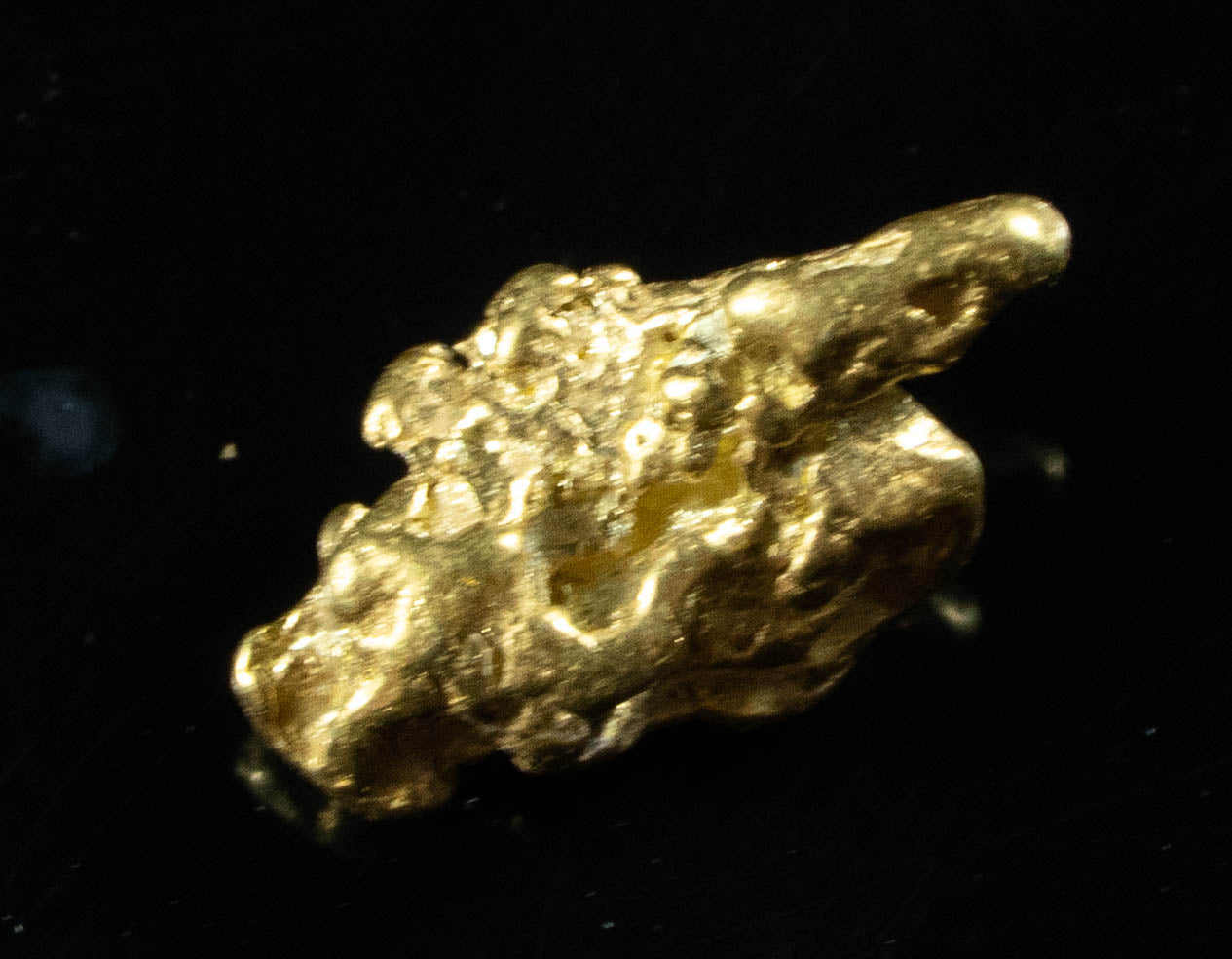 #138 Alaskan BC Natural Gold Nugget .50 Grams Genuine