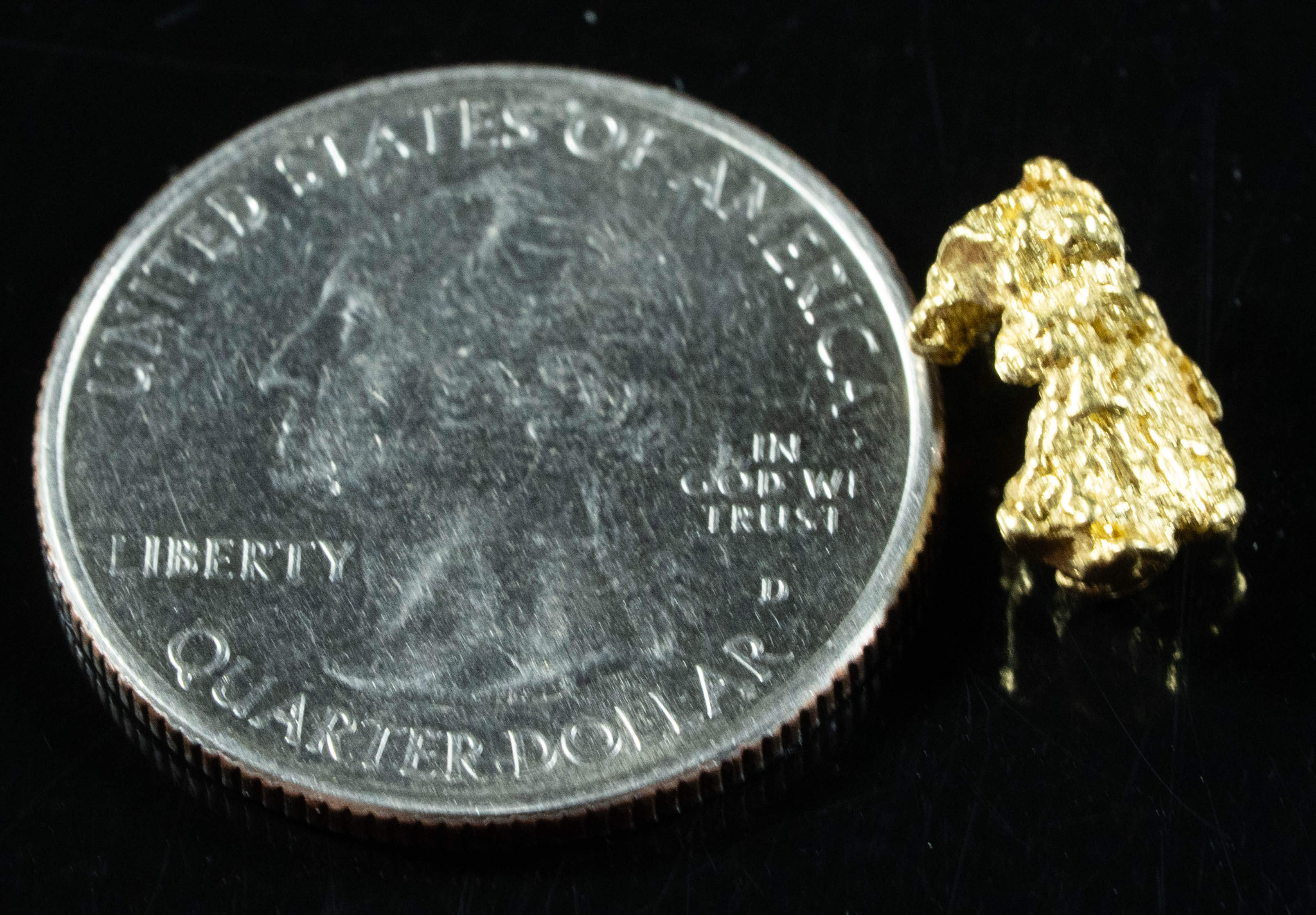 #184 BC Natural Gold Nugget 2.11 Grams Genuine