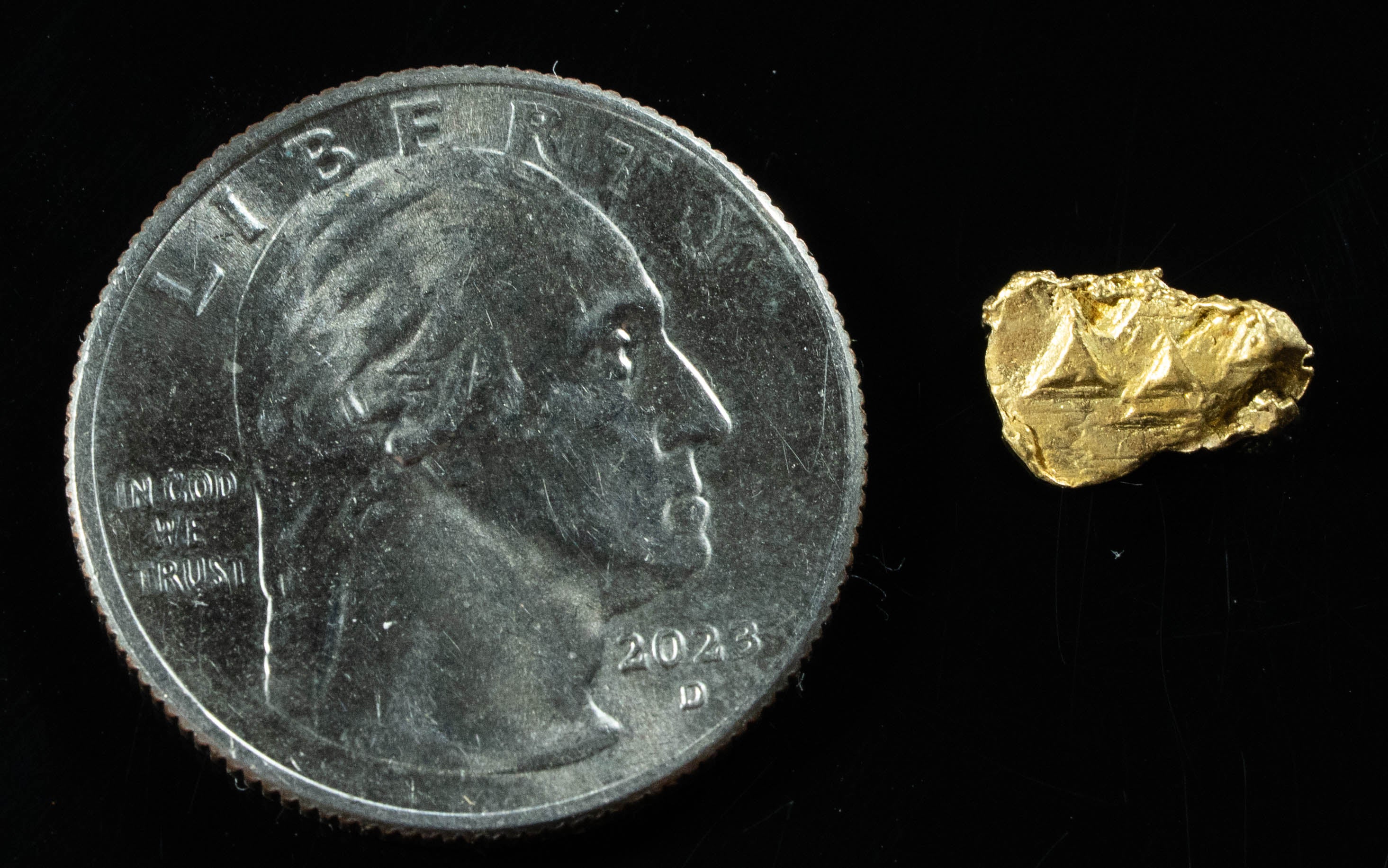 #141 Alaskan BC Natural Gold Nugget .49 Grams Genuine