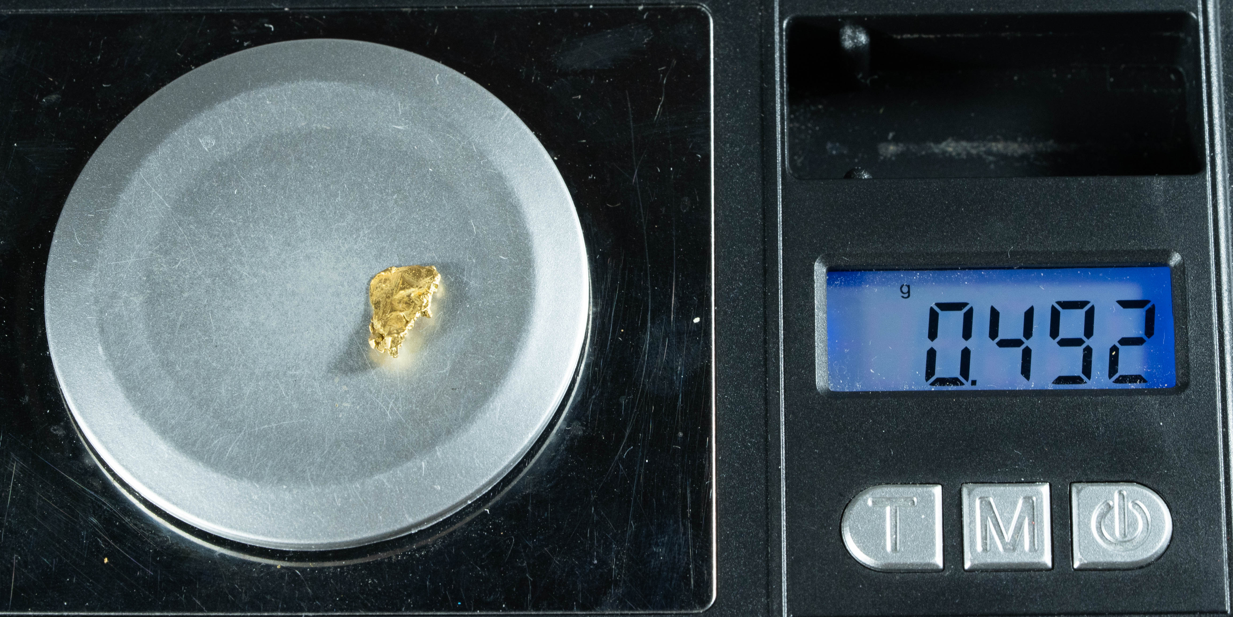 #141 Alaskan BC Natural Gold Nugget .49 Grams Genuine