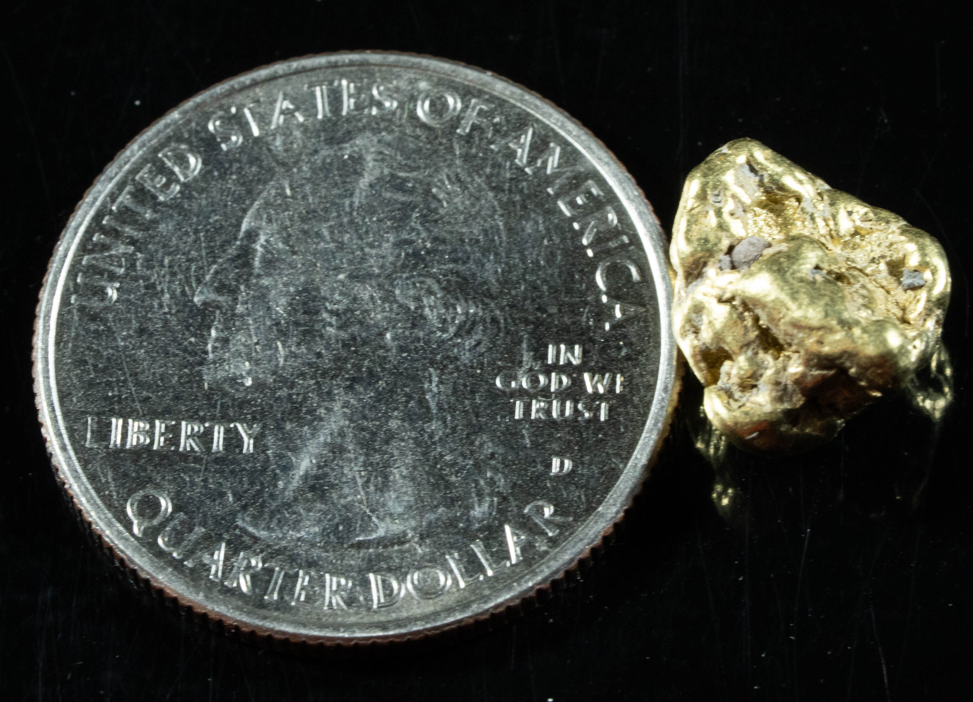 #202 BC Natural Gold Nugget 4.15 Grams Genuine