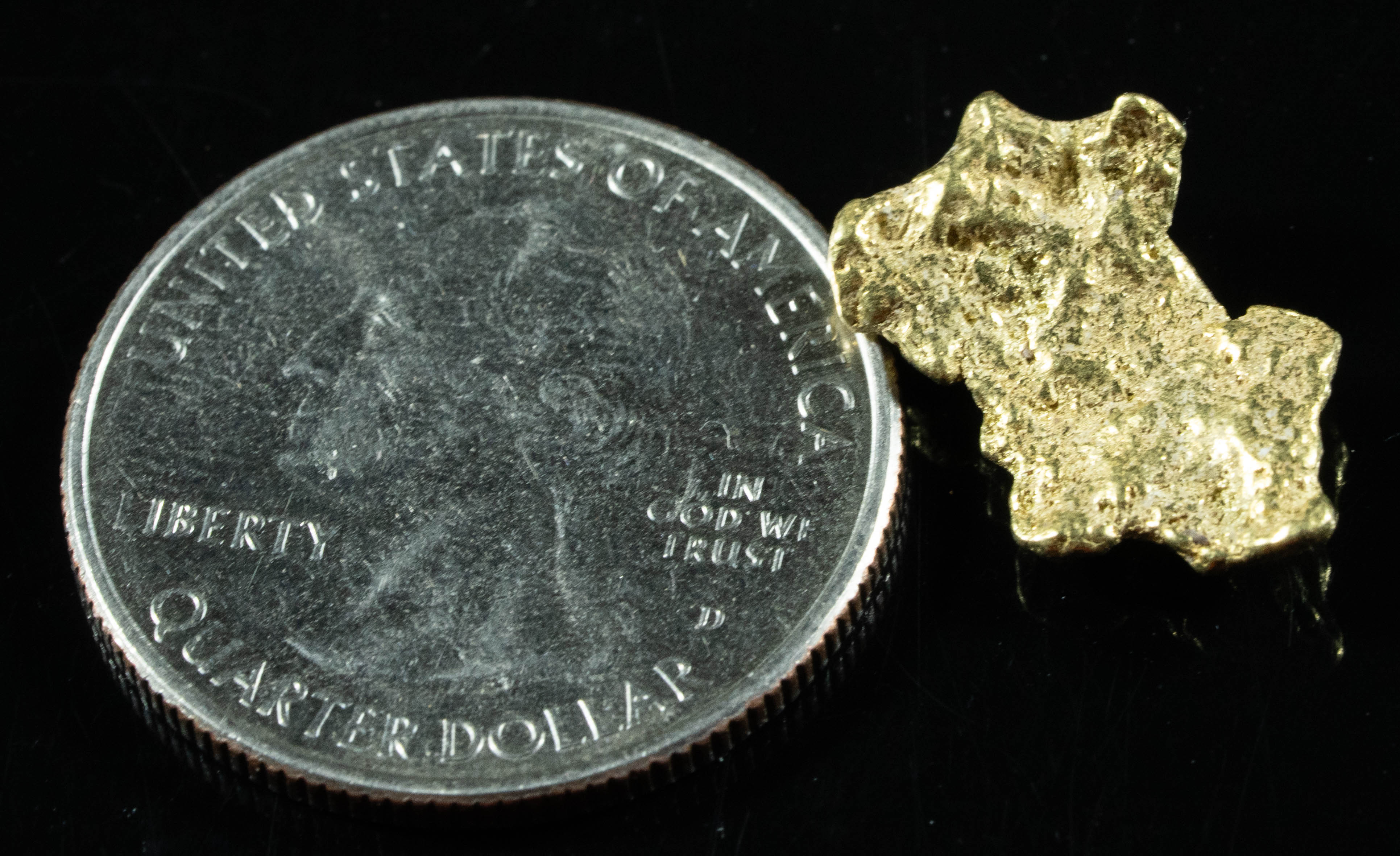 #211 BC Natural Gold Nugget 2.13 Grams Genuine