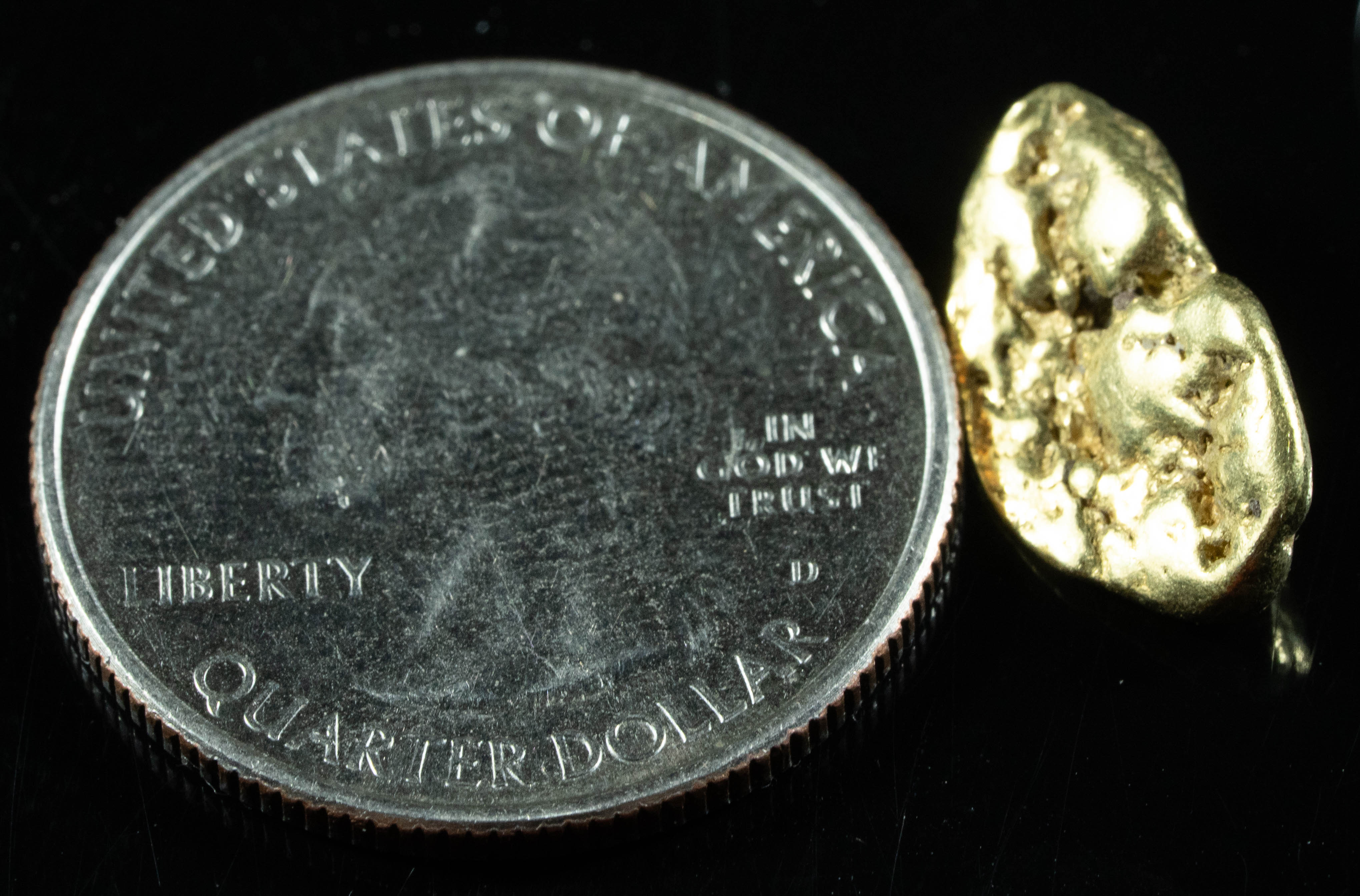 #213 BC Natural Gold Nugget 2.68 Grams Genuine