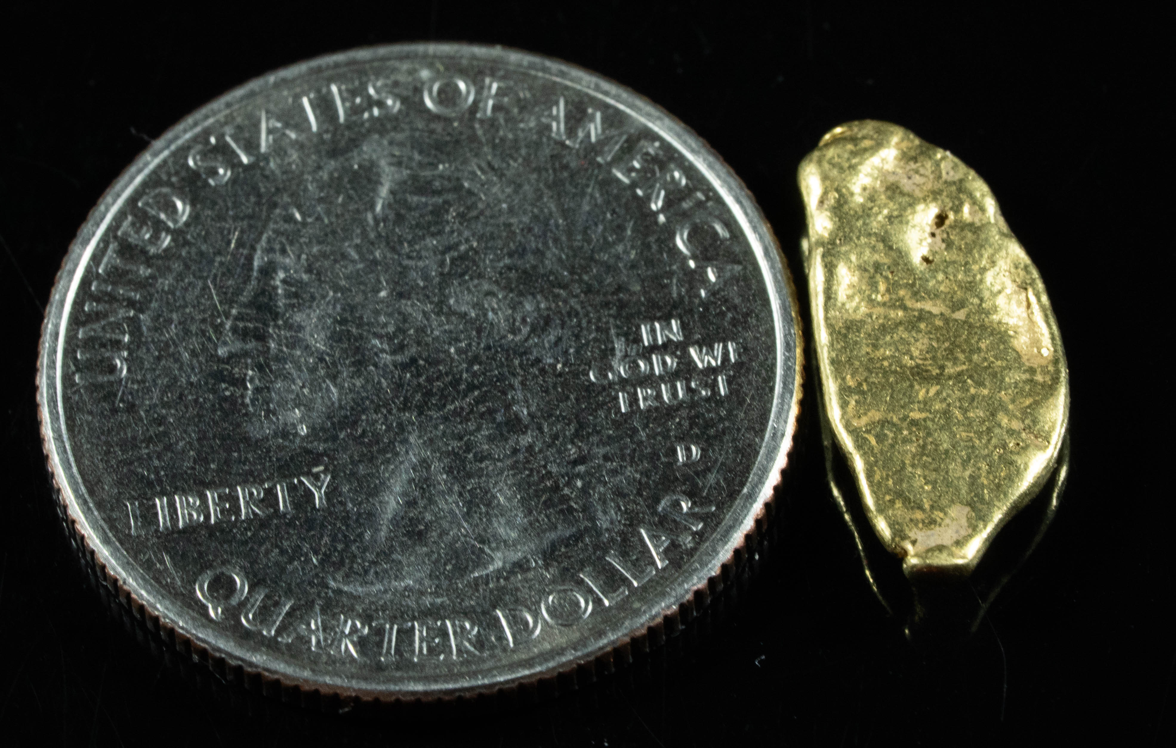 #224 BC Natural Gold Nugget 2.72 Grams Genuine