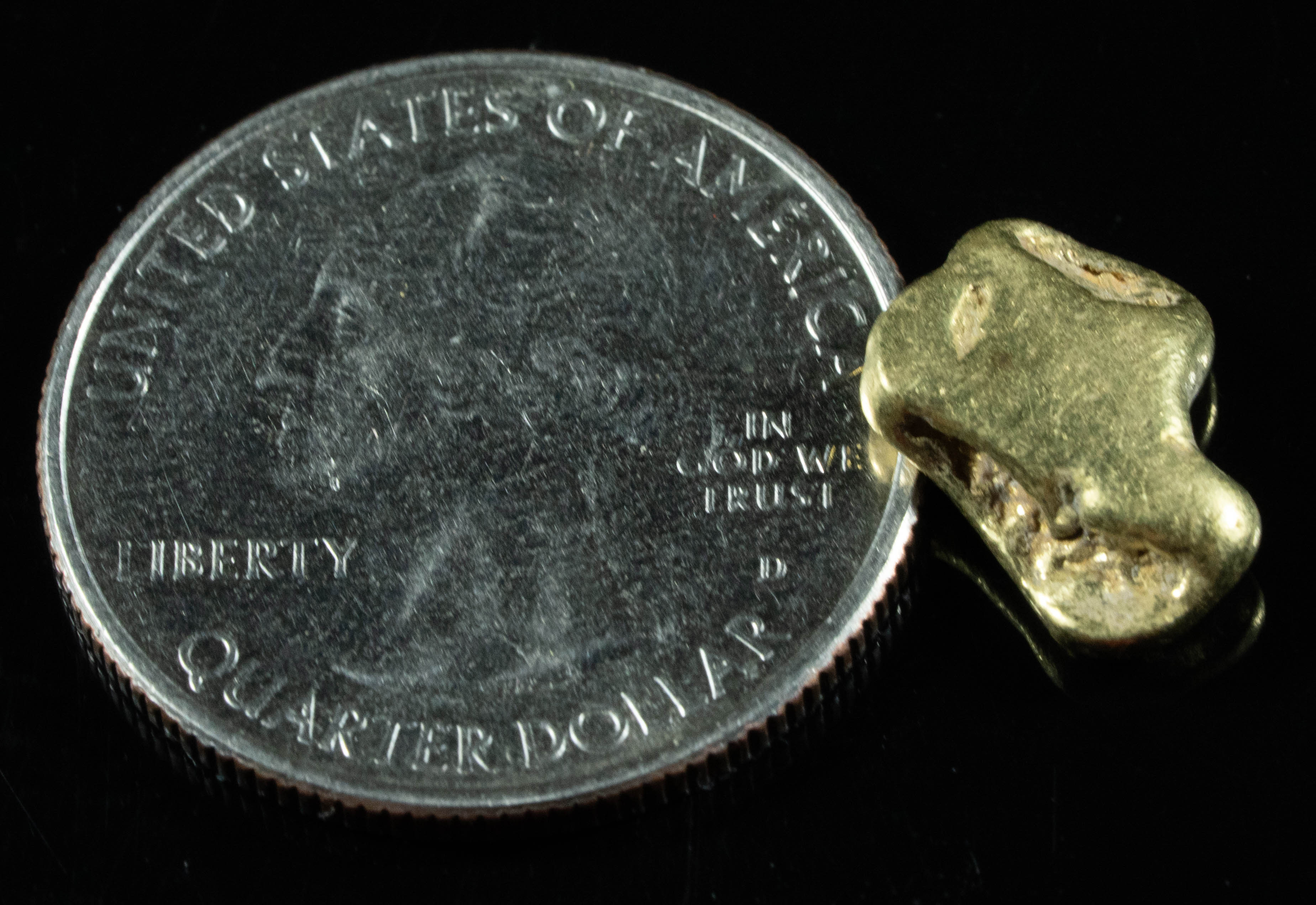 #226 BC Natural Gold Nugget 3.04 Grams Genuine