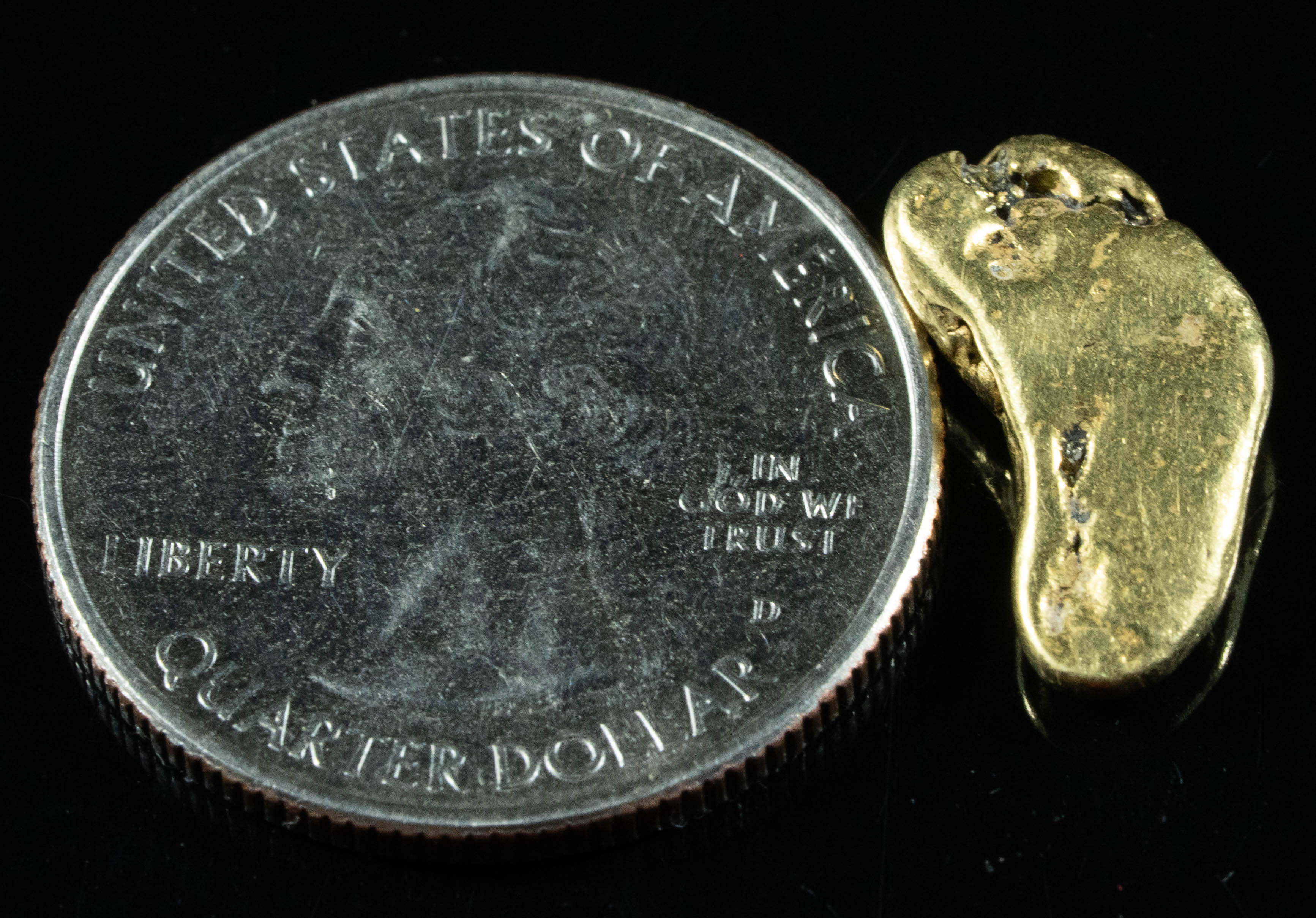 #230 BC Natural Gold Nugget 4.30 Grams Genuine