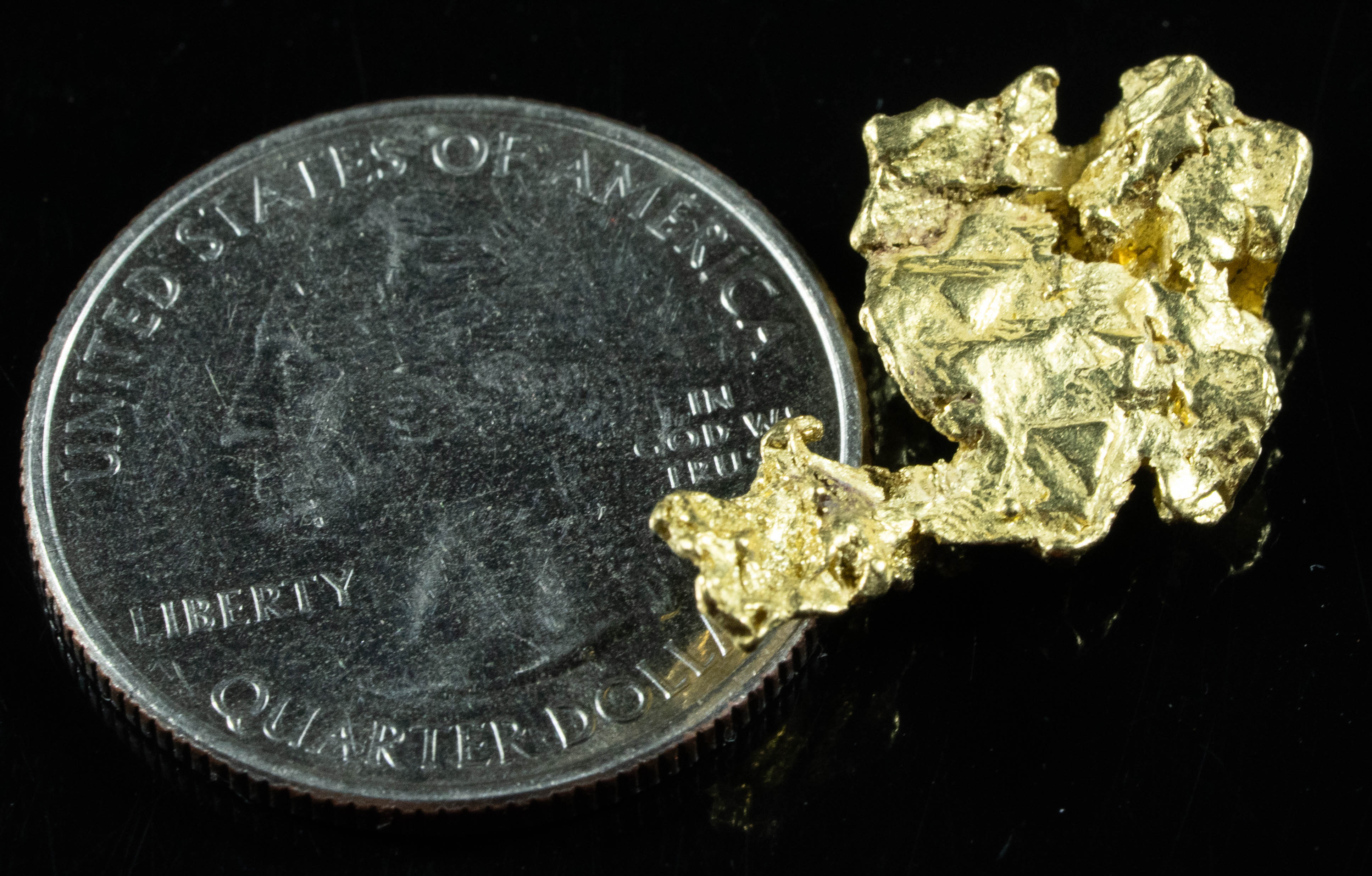 #254 BC Natural Gold Nugget 4.30 Grams Genuine