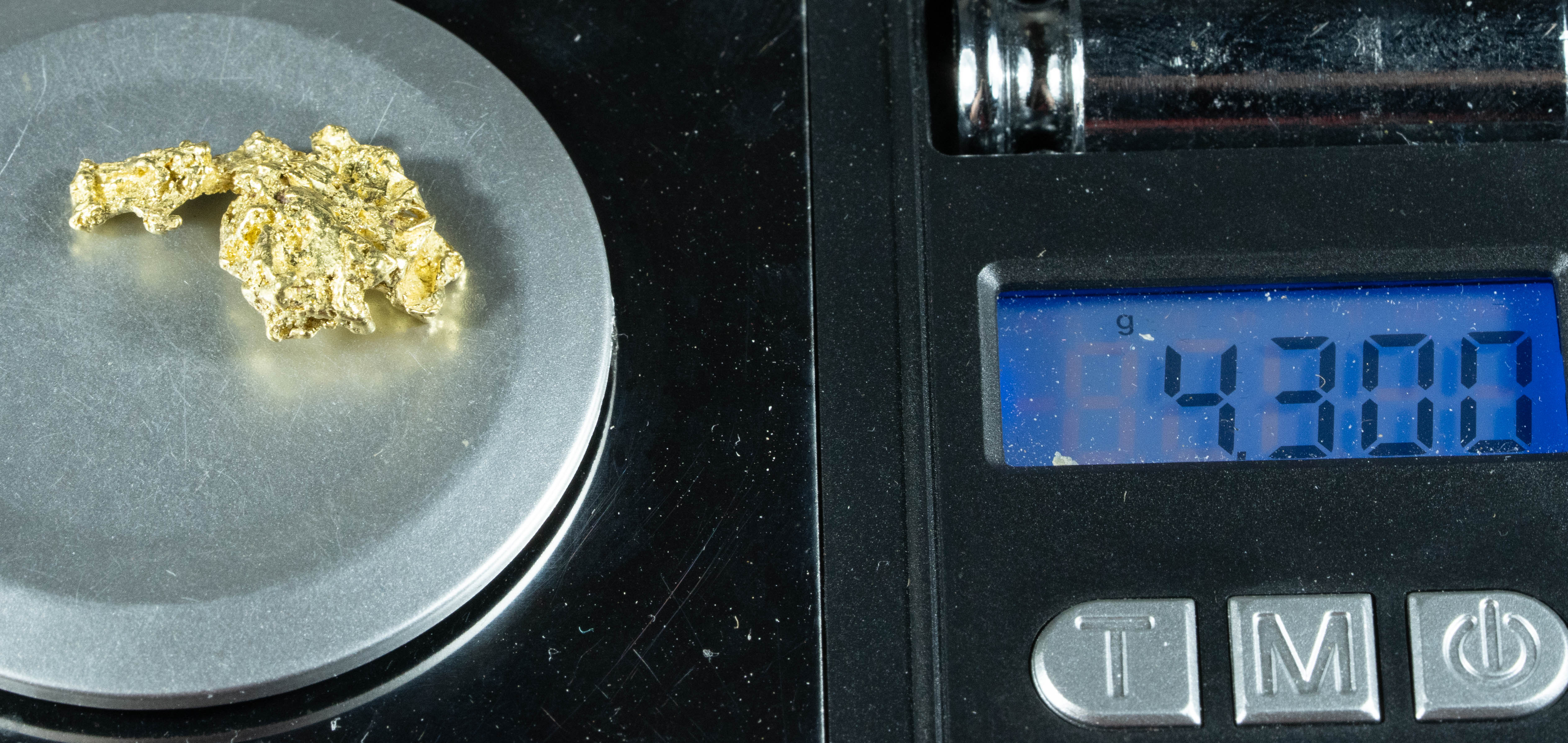 #254 BC Natural Gold Nugget 4.30 Grams Genuine