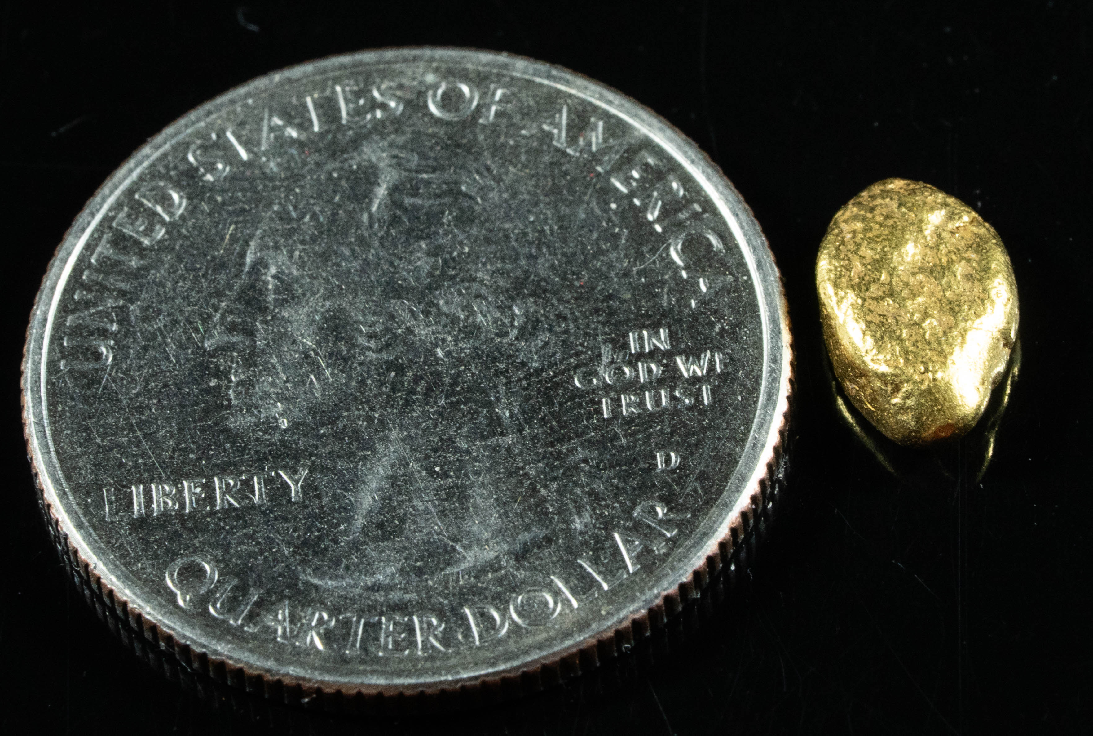 #9 Alaskan BC Natural Gold Nugget 1.53 Grams Genuine