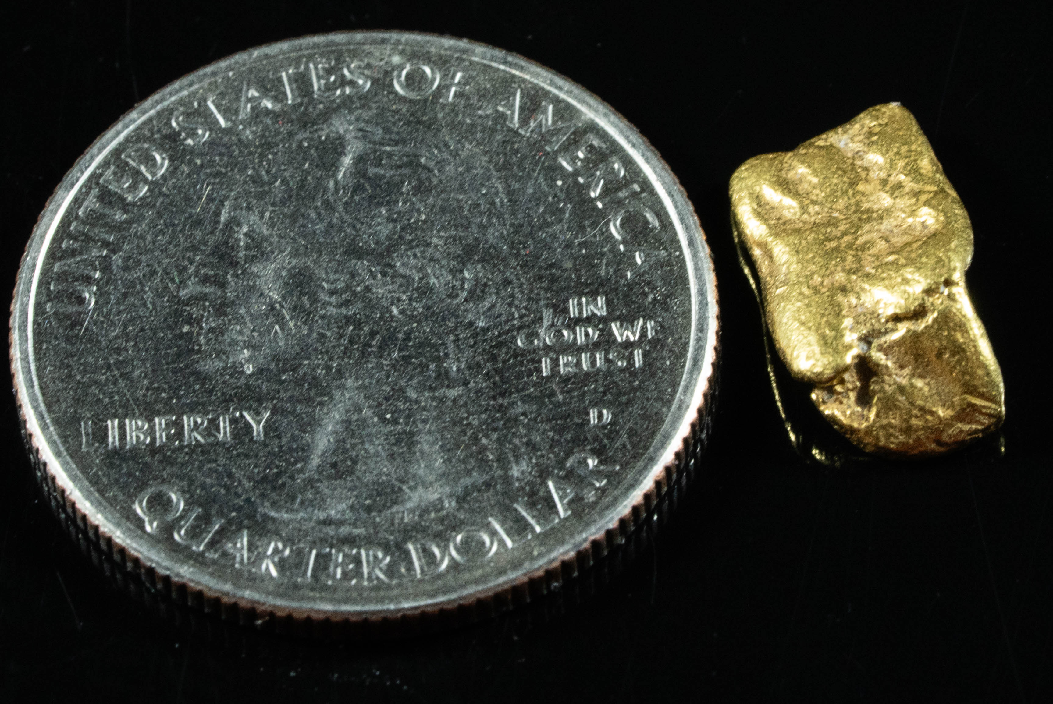 #16 Alaskan BC Natural Gold Nugget 1.97 Grams Genuine
