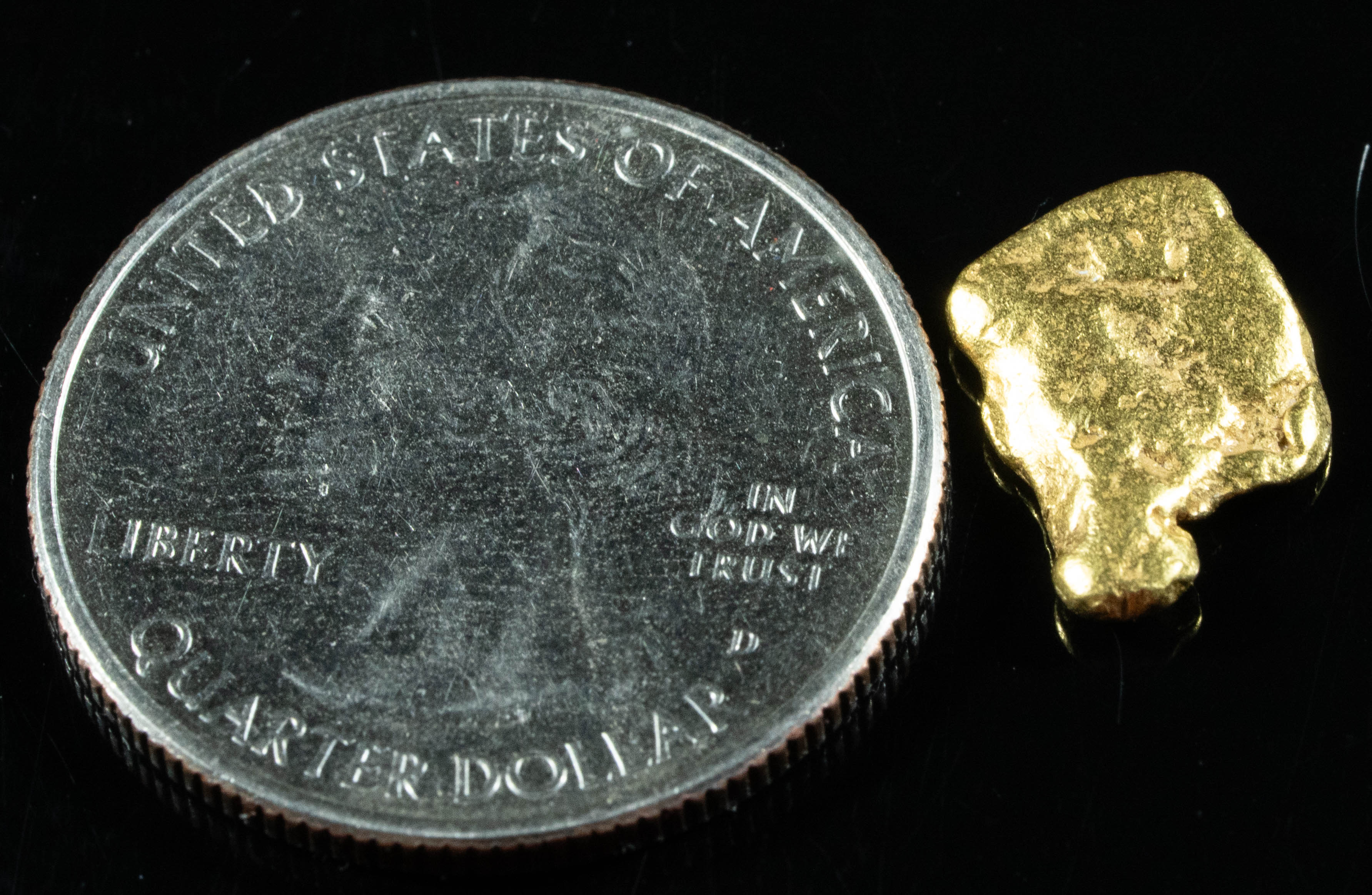 #53 Alaskan BC Natural Gold Nugget 1.79 Grams Genuine