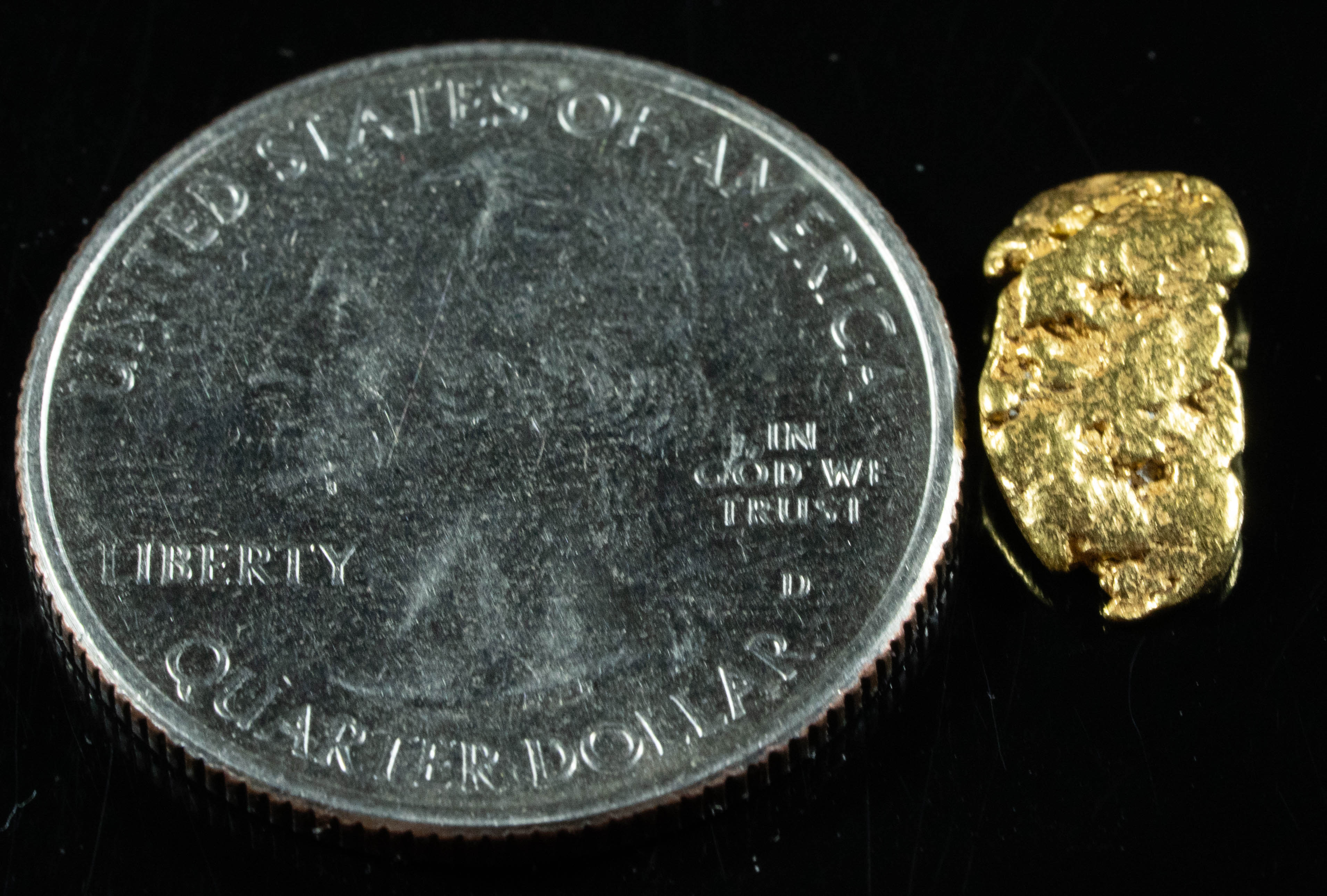 #121 Alaskan BC Natural Gold Nugget 1.38 Grams Genuine