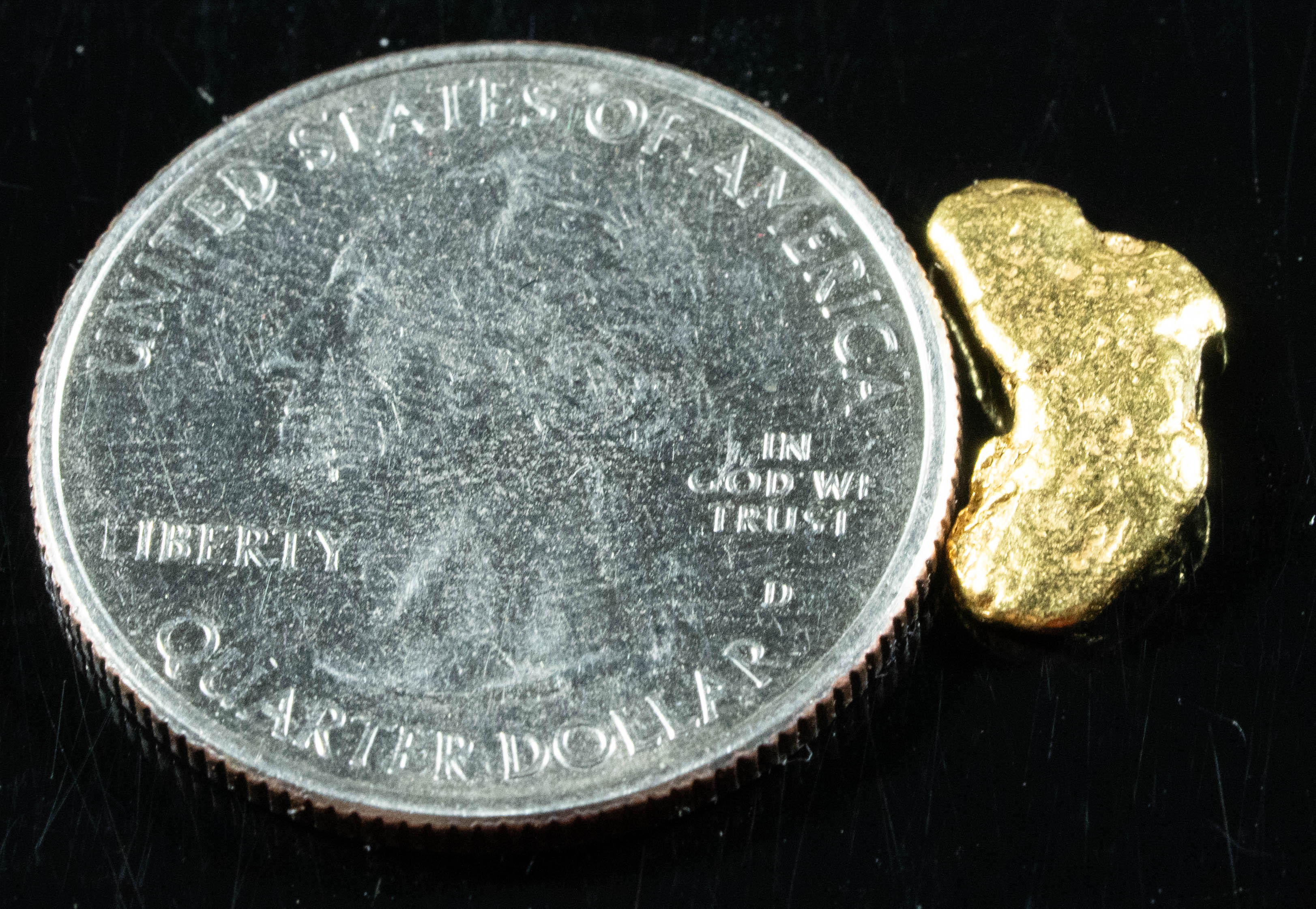 #155 Alaskan BC Natural Gold Nugget 1.53 Grams Genuine