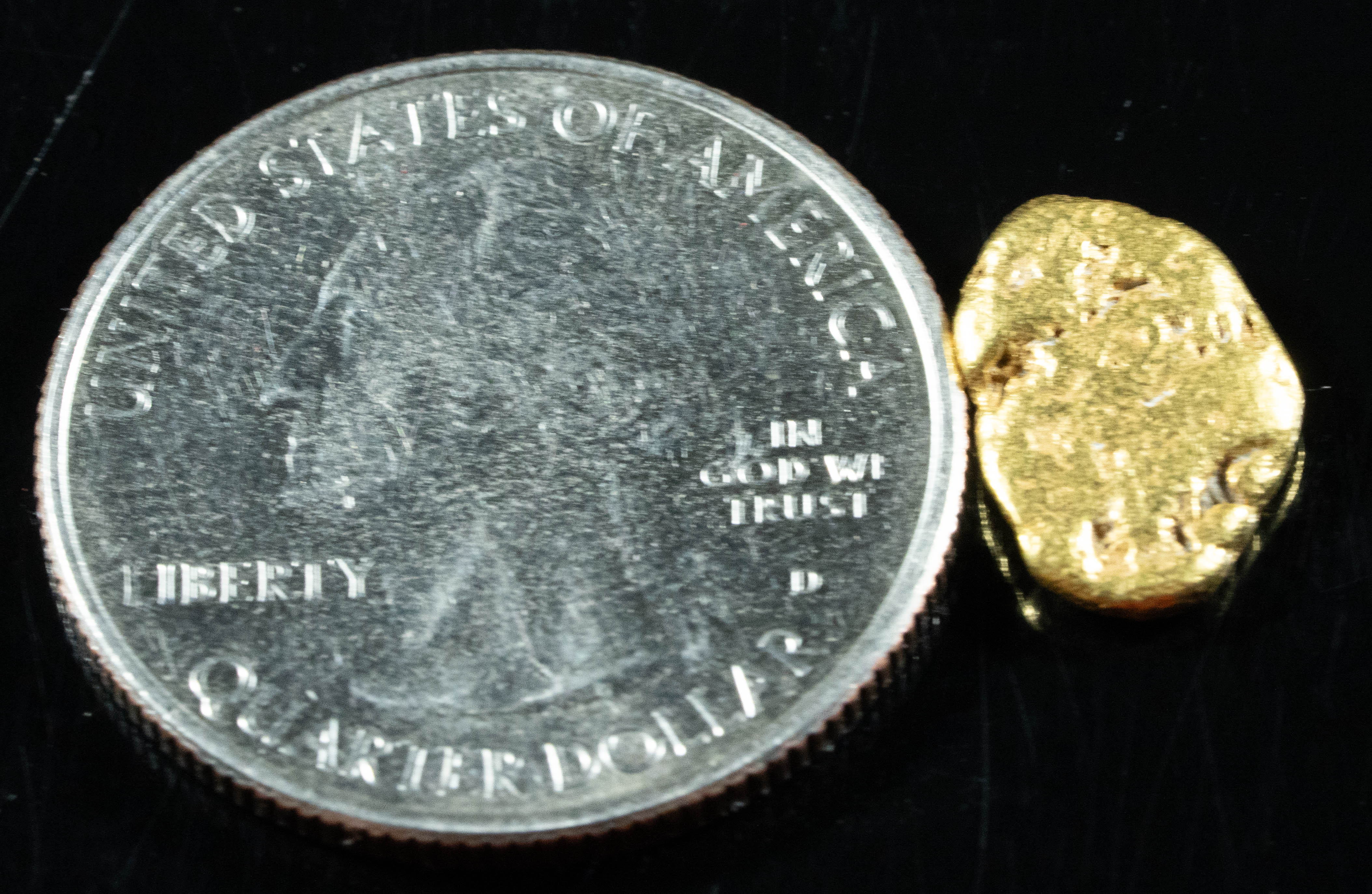 #156 Alaskan BC Natural Gold Nugget 1.94 Grams Genuine