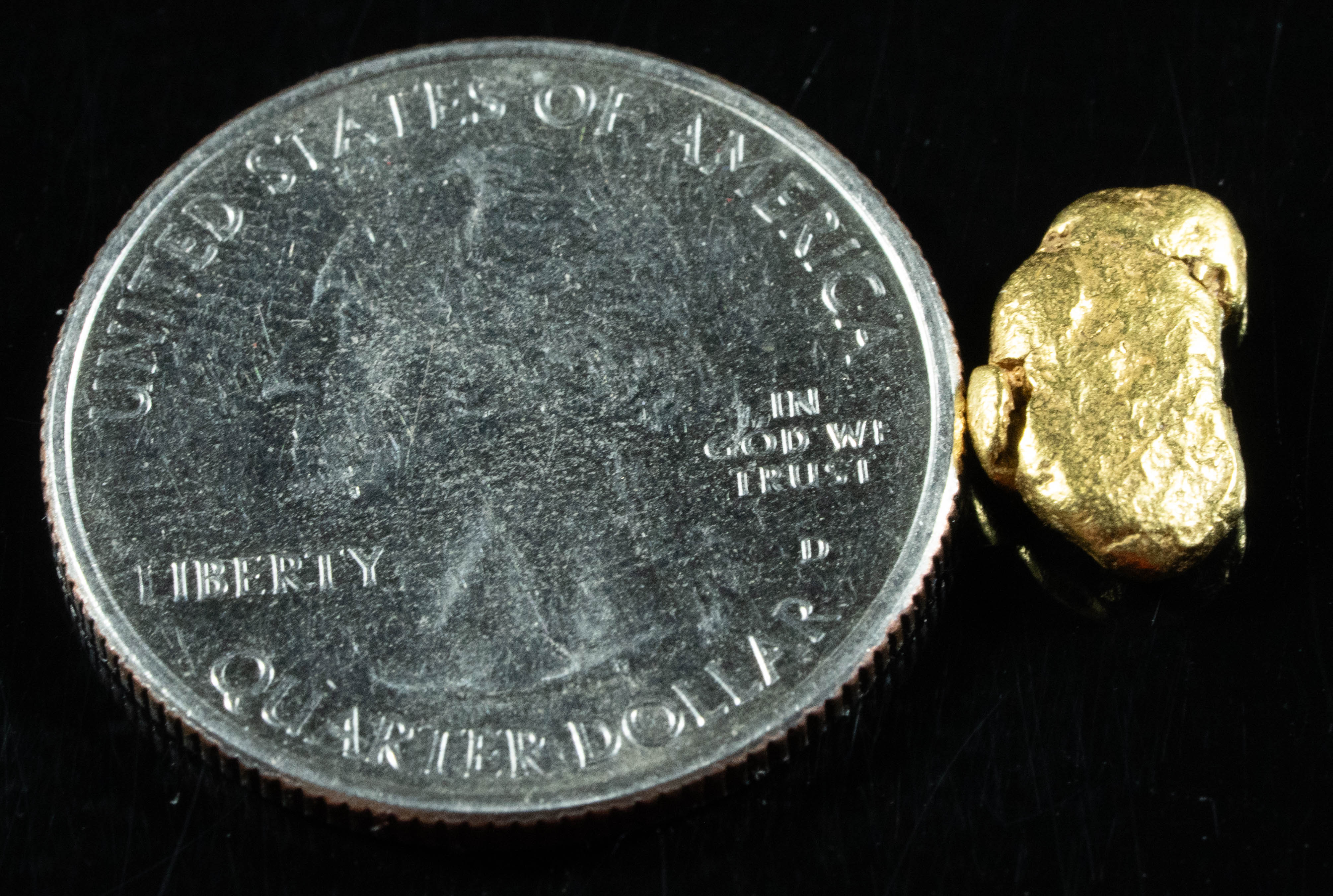 #166 Alaskan BC Natural Gold Nugget 1.92 Grams Genuine