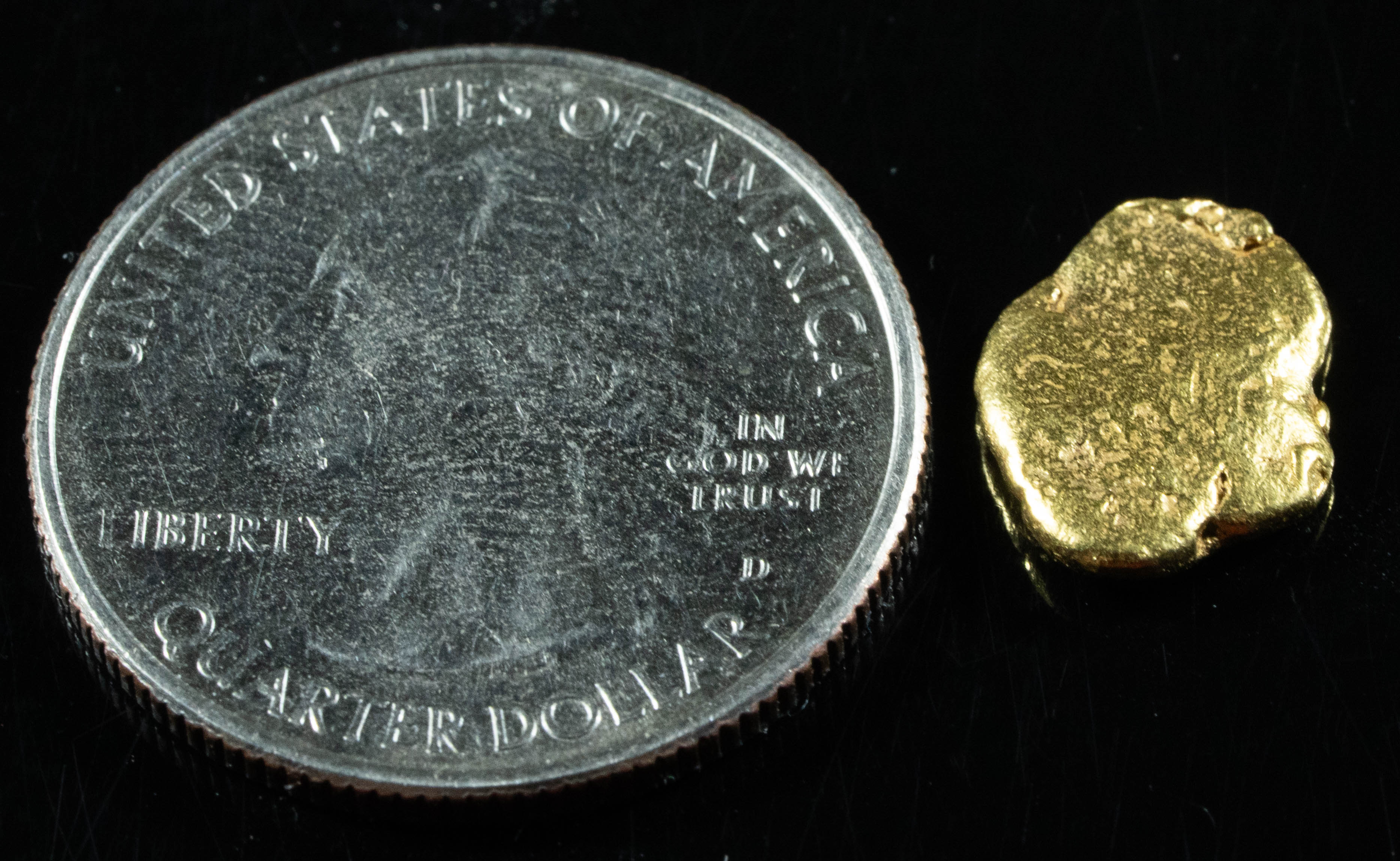 #168 Alaskan BC Natural Gold Nugget 1.80 Grams Genuine