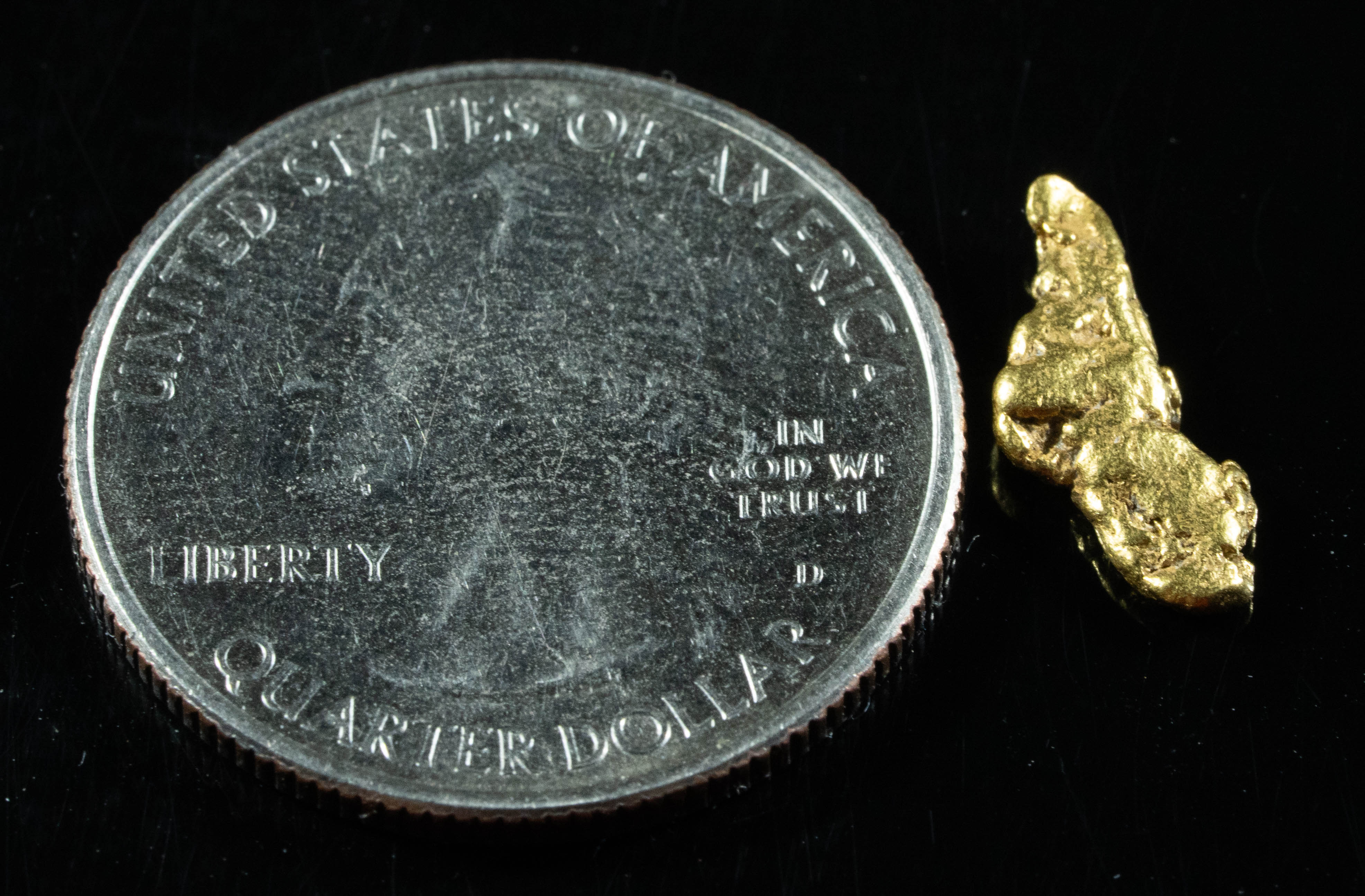 #170 Alaskan BC Natural Gold Nugget .90 Grams Genuine
