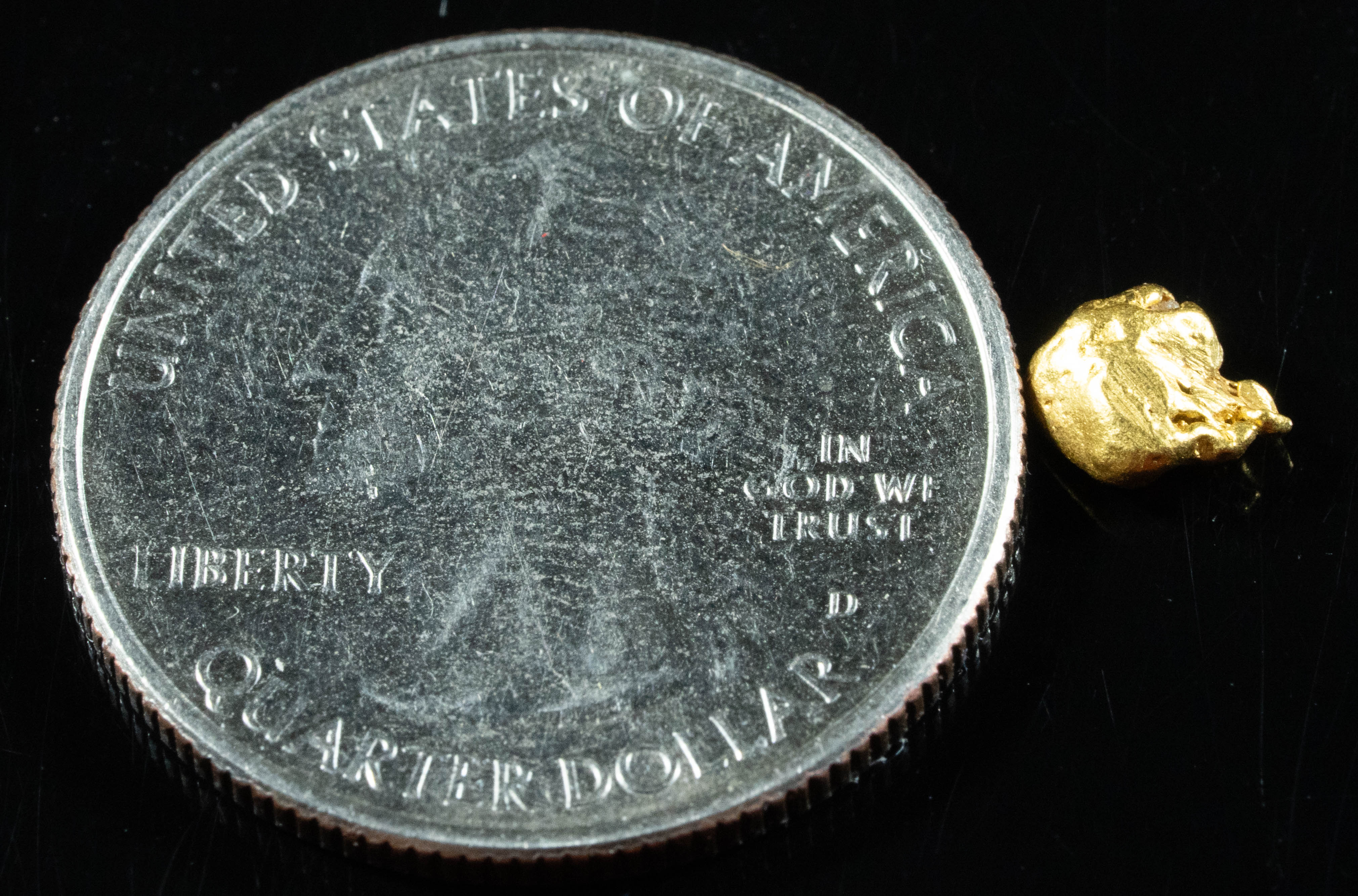 #721 Natural Gold Nugget Australian .65 Grams Genuine