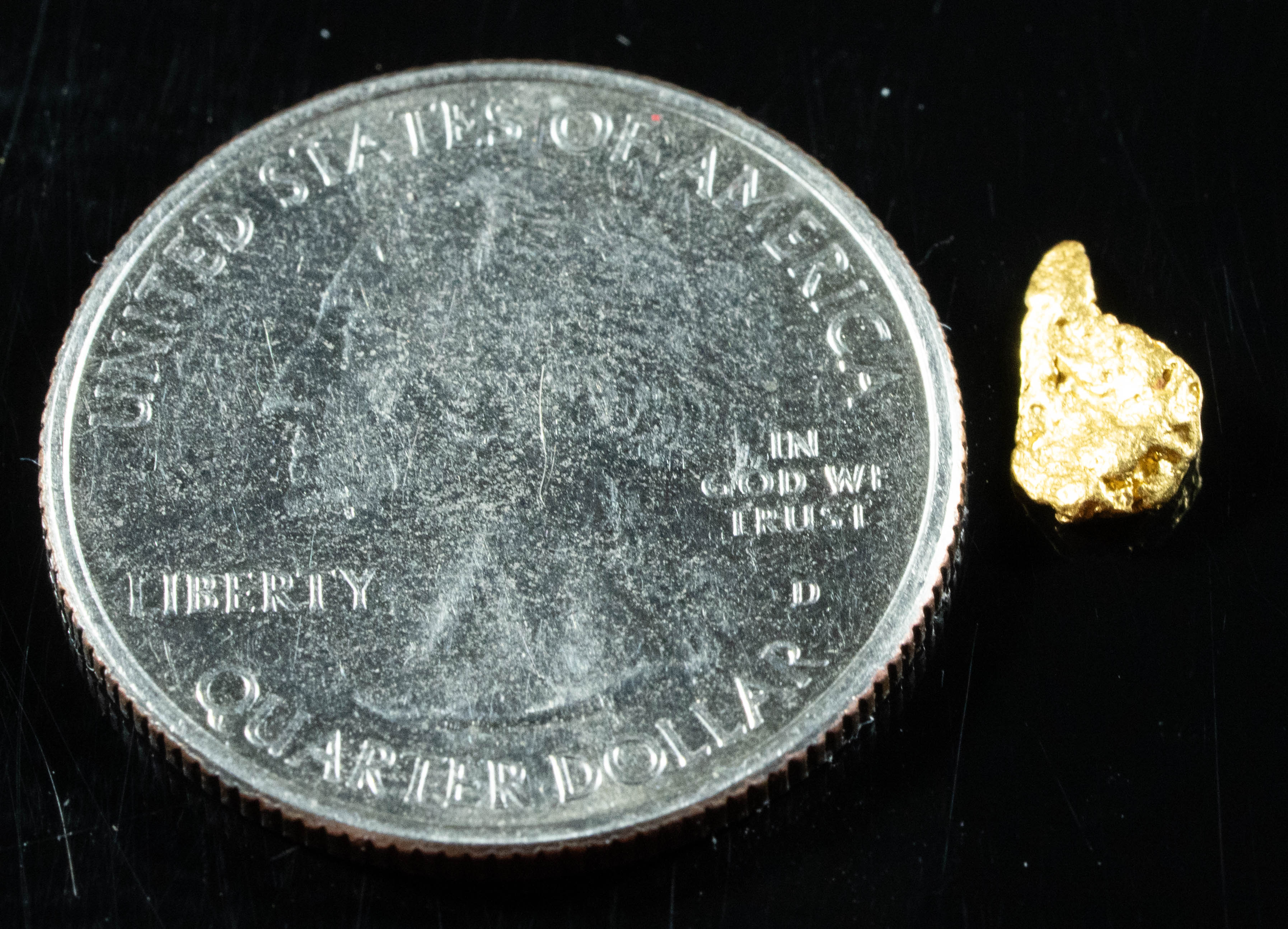 #743 Natural Gold Nugget Australian .40 Grams Genuine