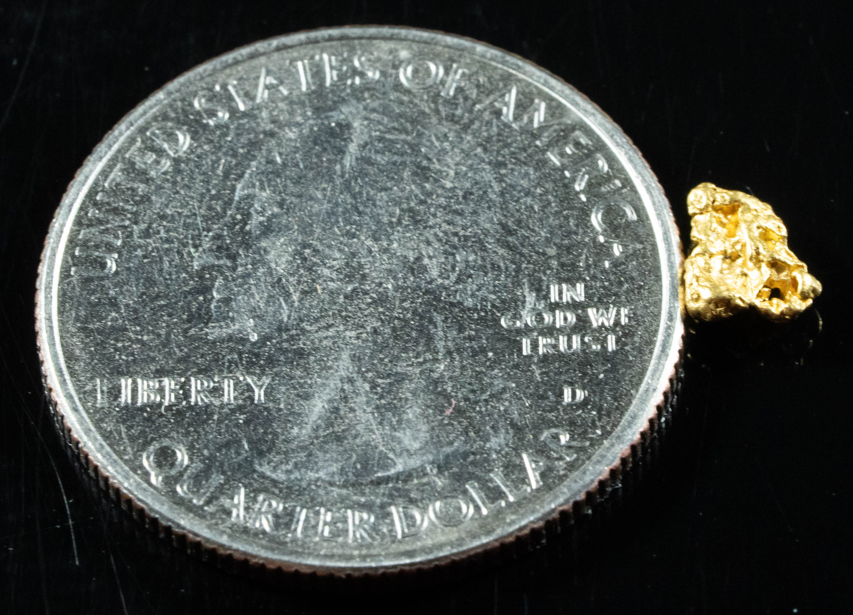 #777 Natural Gold Nugget Australian .49 Grams Genuine