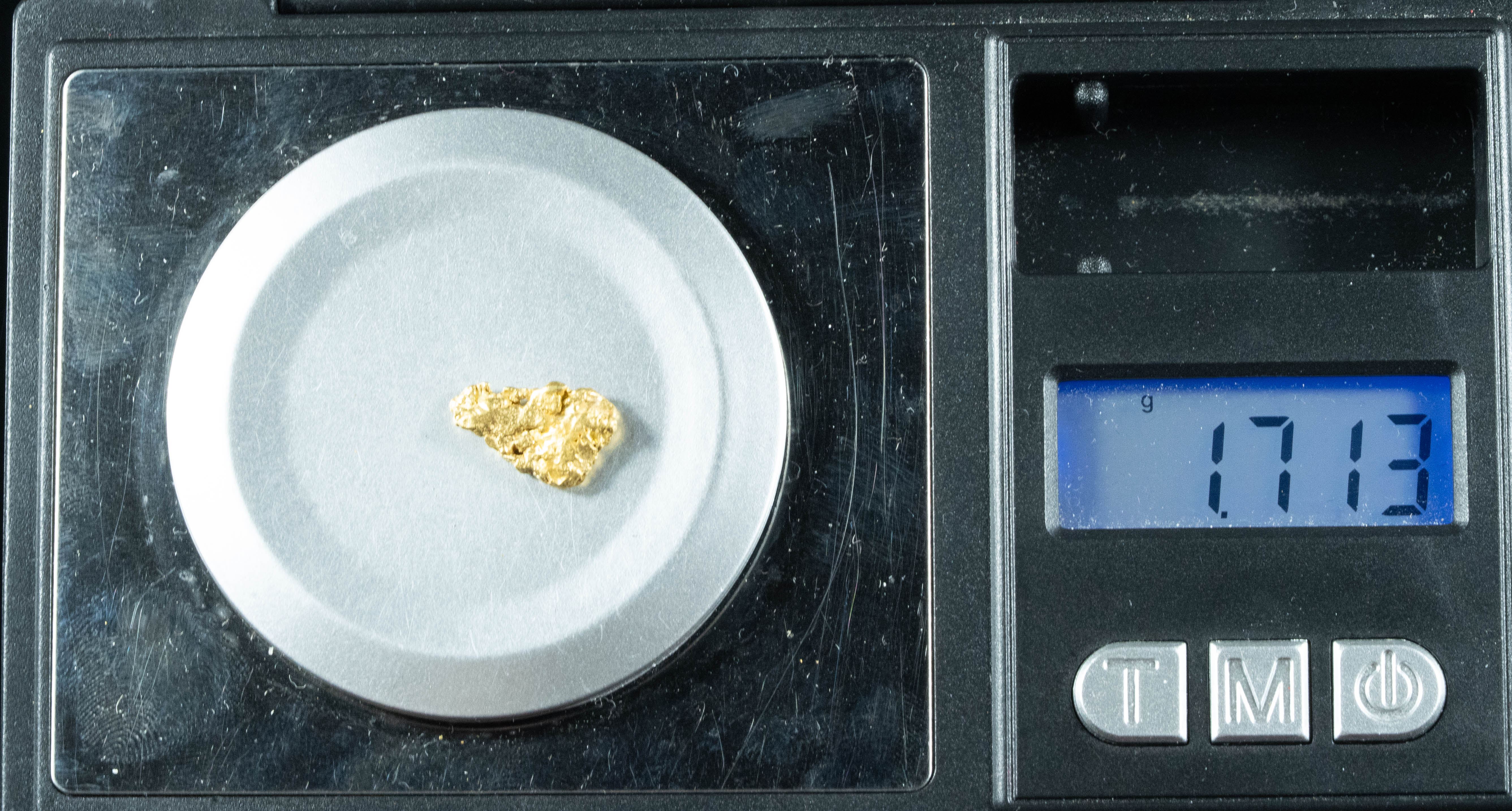 #116 Alaskan BC Natural Gold Nugget 1.71 Grams Genuine