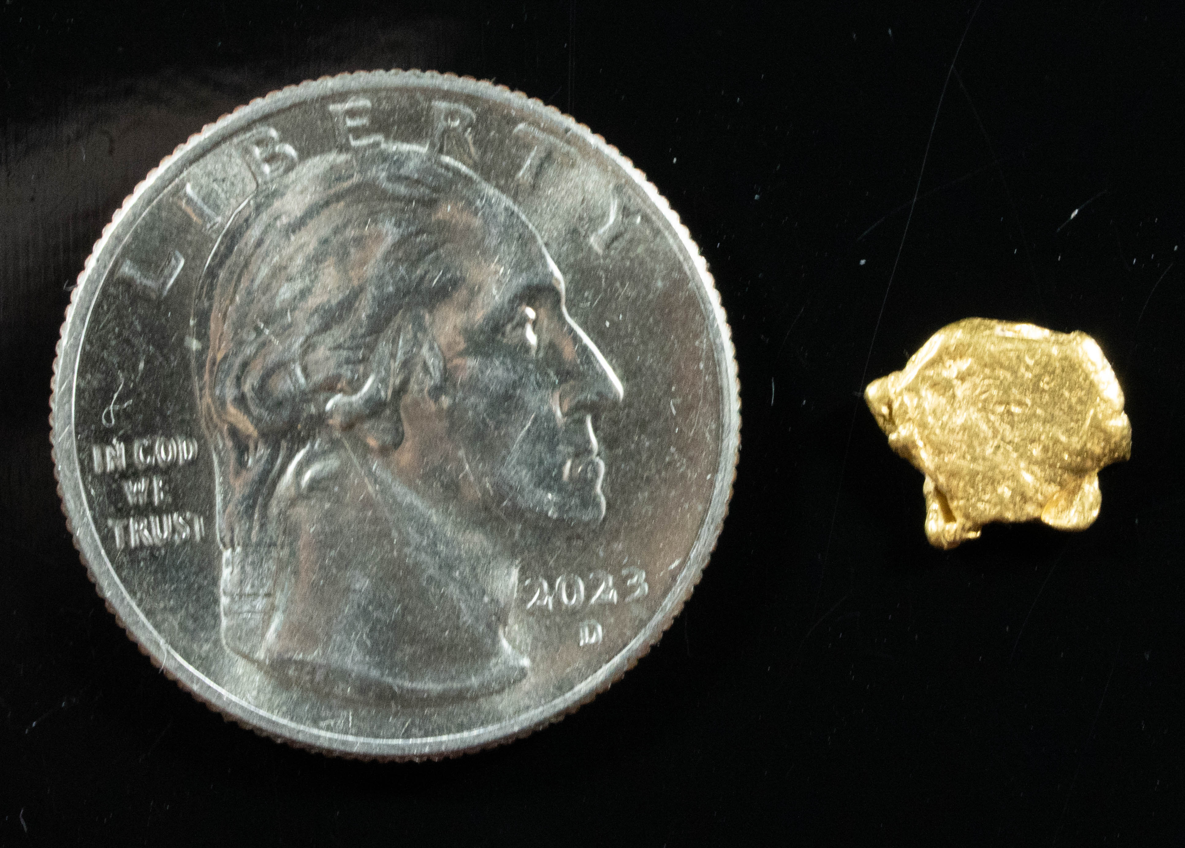 #119 Alaskan BC Natural Gold Nugget .92 Grams Genuine