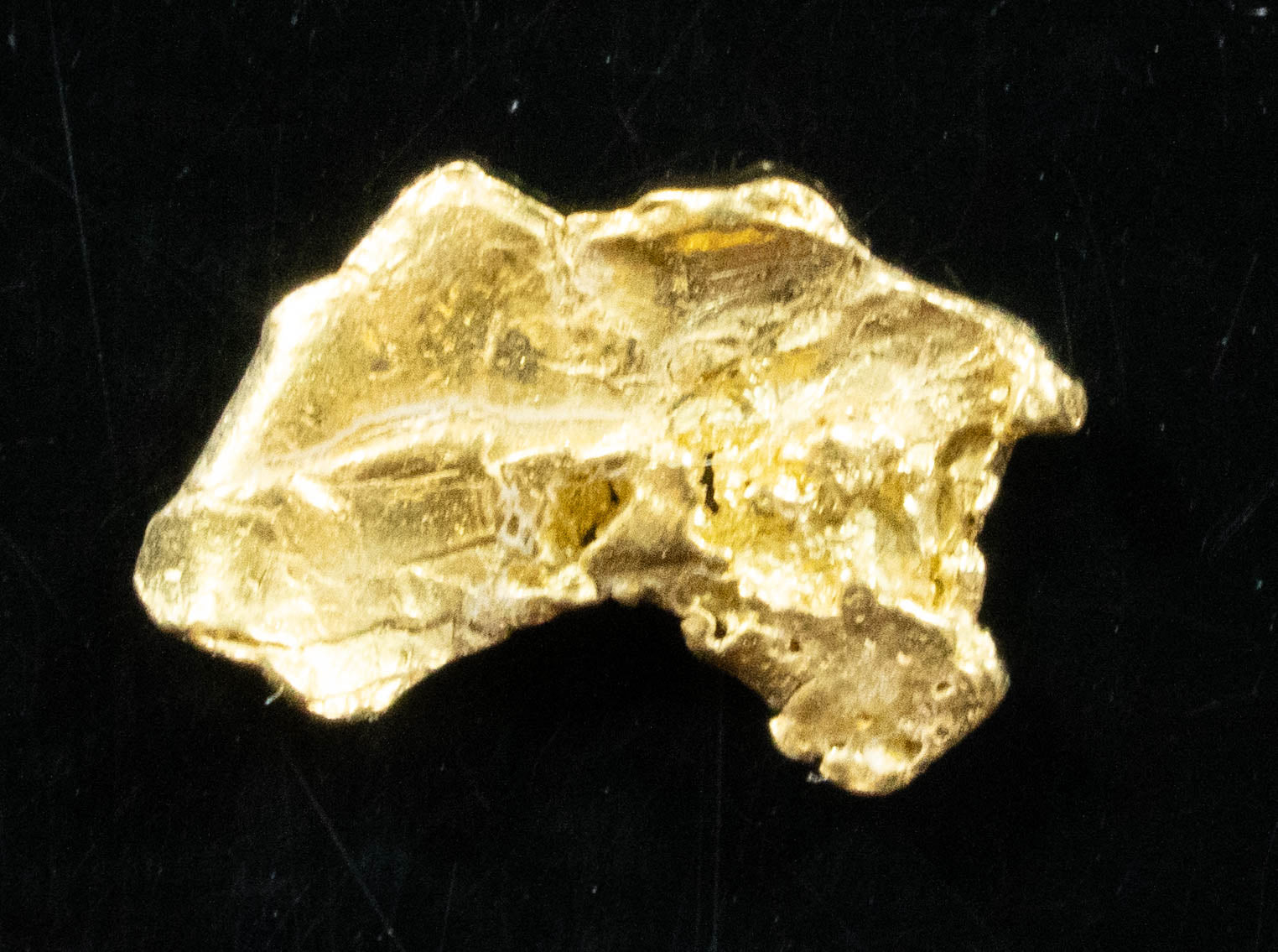 #125 Alaskan BC Natural Gold Nugget .37 Grams Genuine