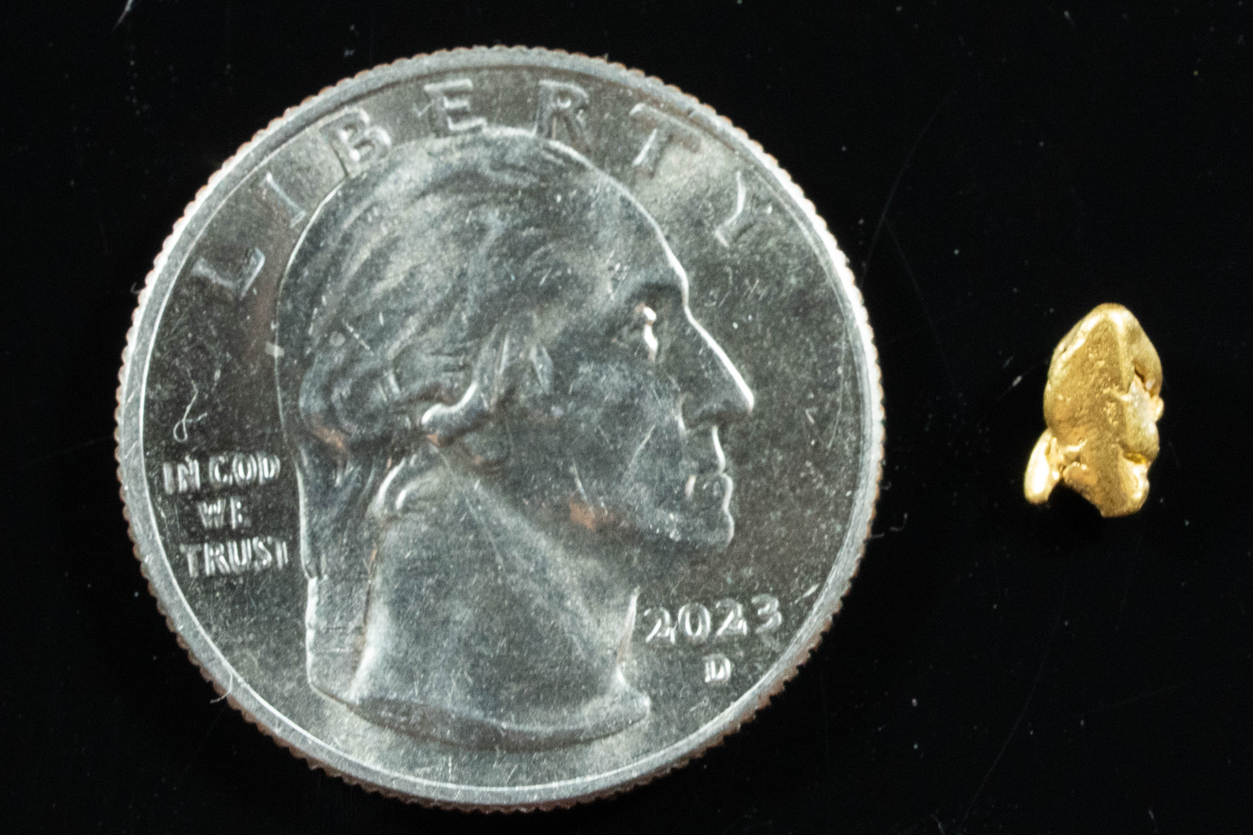 #126 Alaskan BC Natural Gold Nugget .53 Grams Genuine