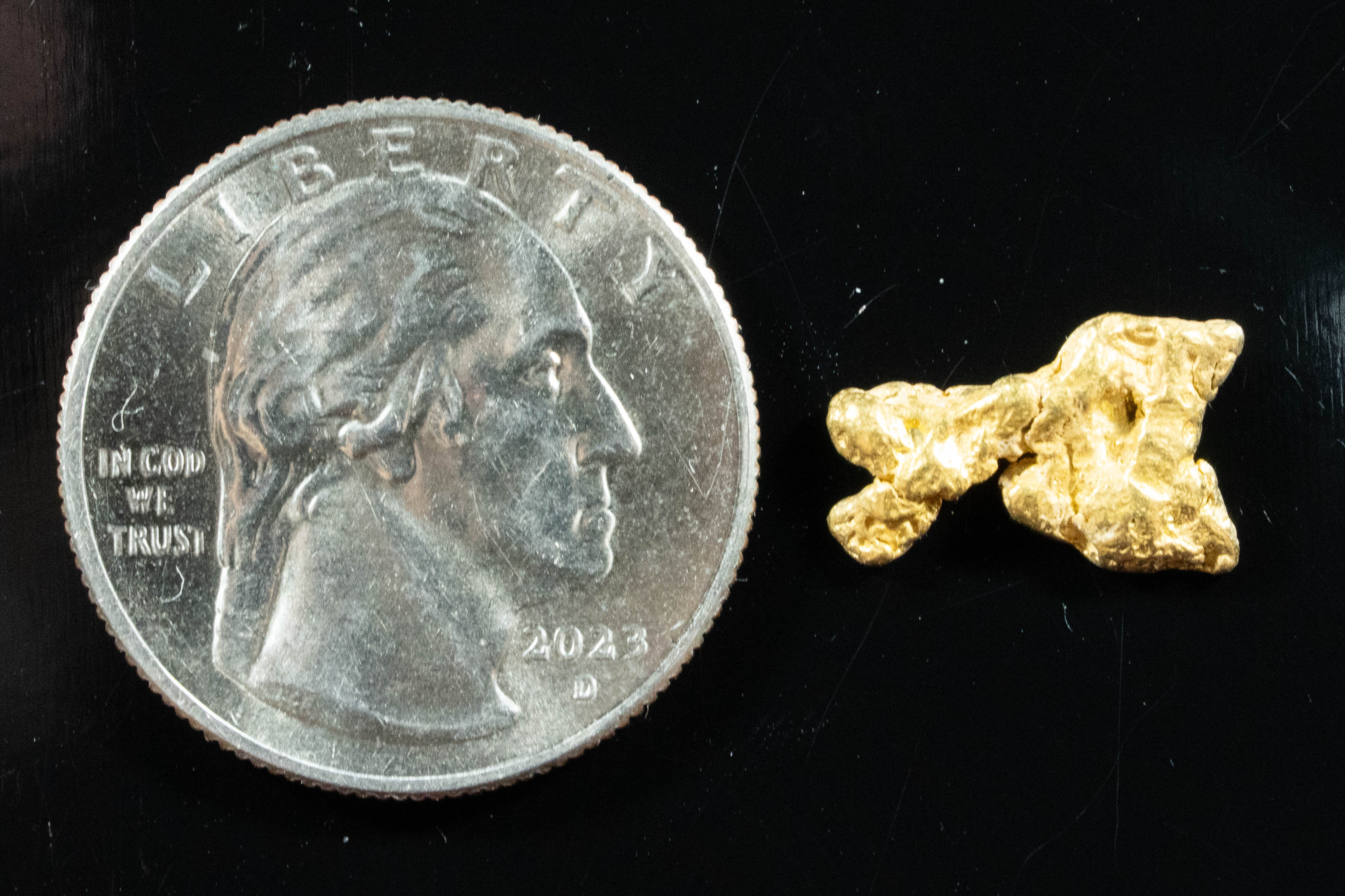 #141 Alaskan BC Natural Gold Nugget 1.85 Grams Genuine