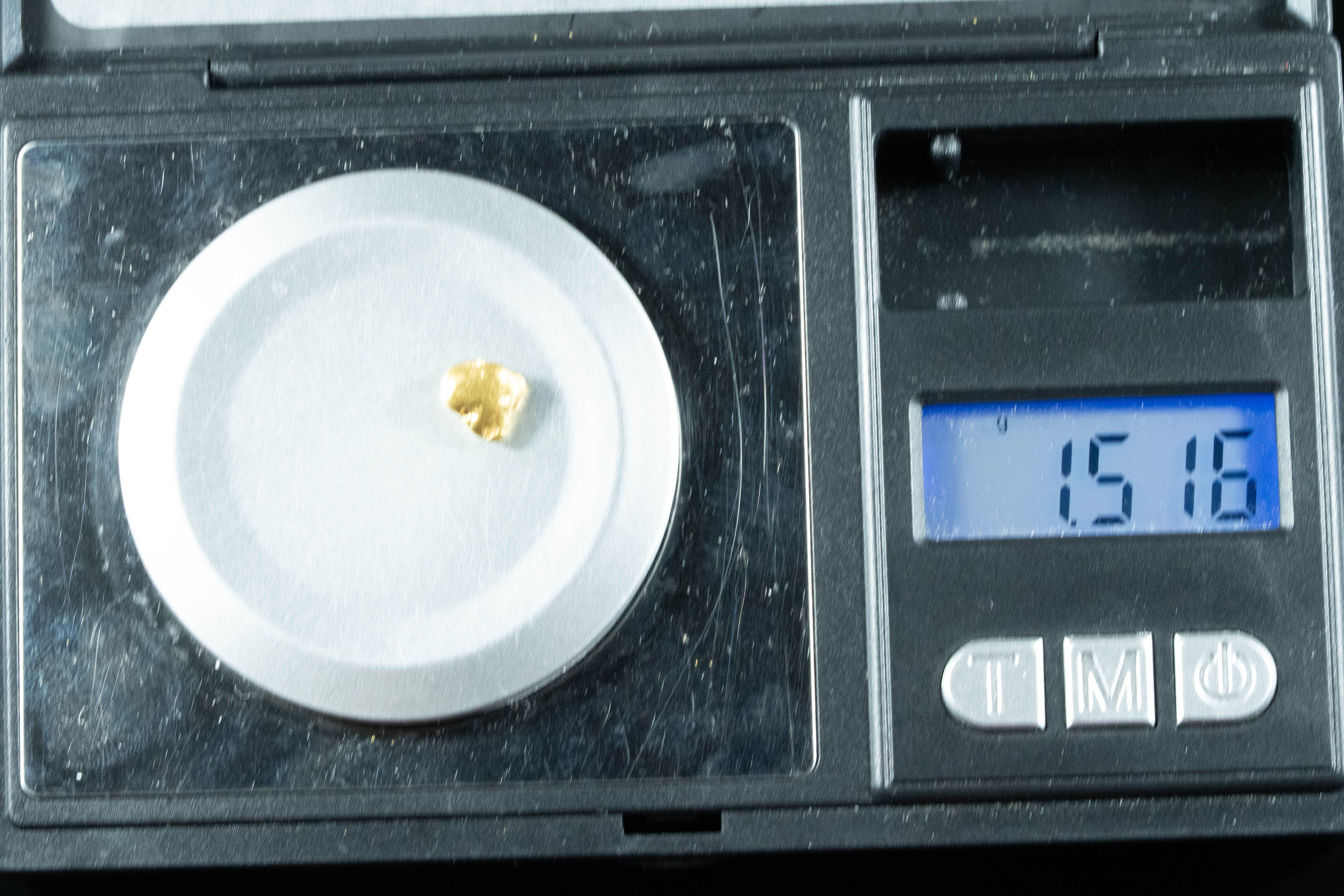 #147 Alaskan BC Natural Gold Nugget 1.51 Grams Genuine
