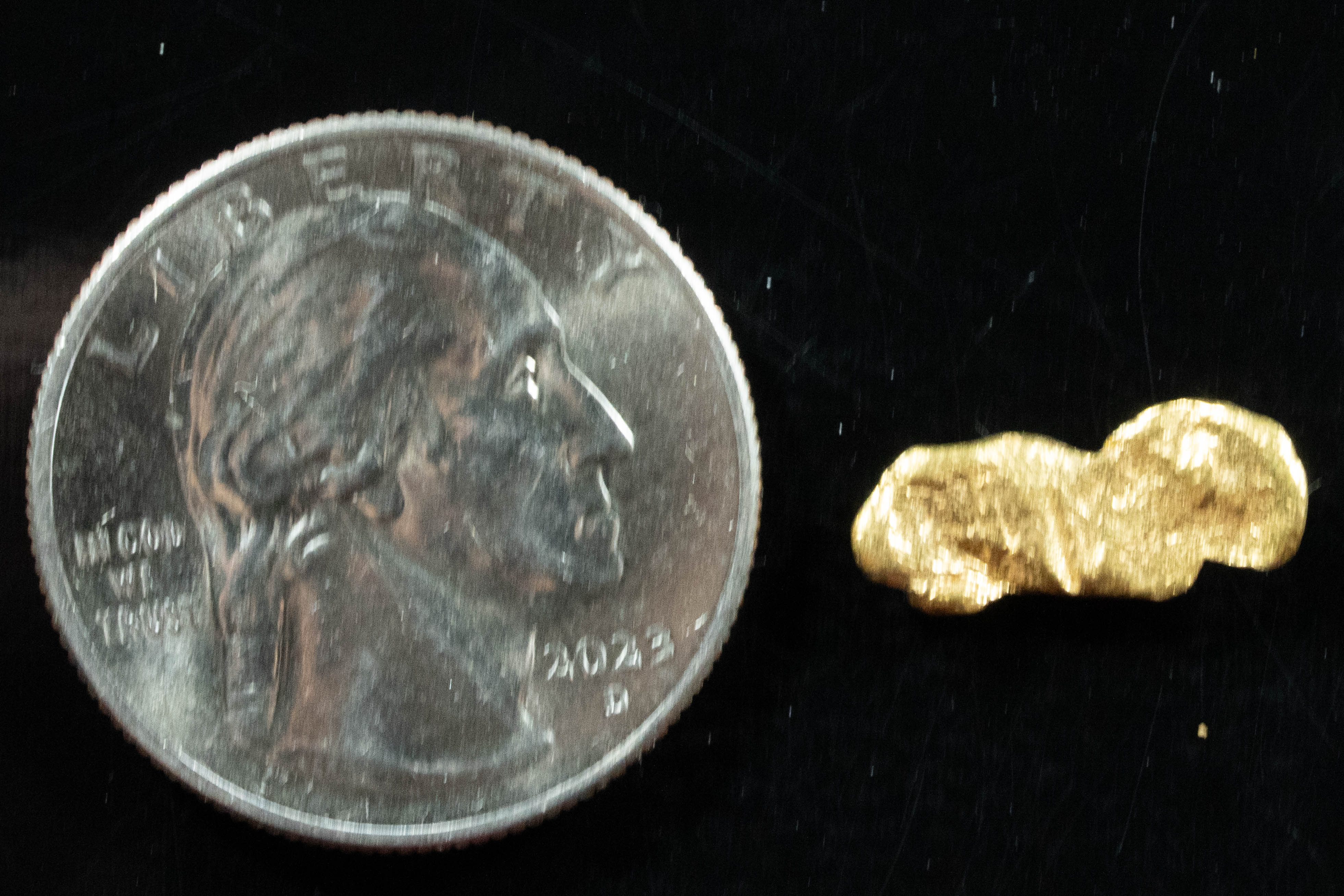 #162 Alaskan BC Natural Gold Nugget 1.33 Grams Genuine