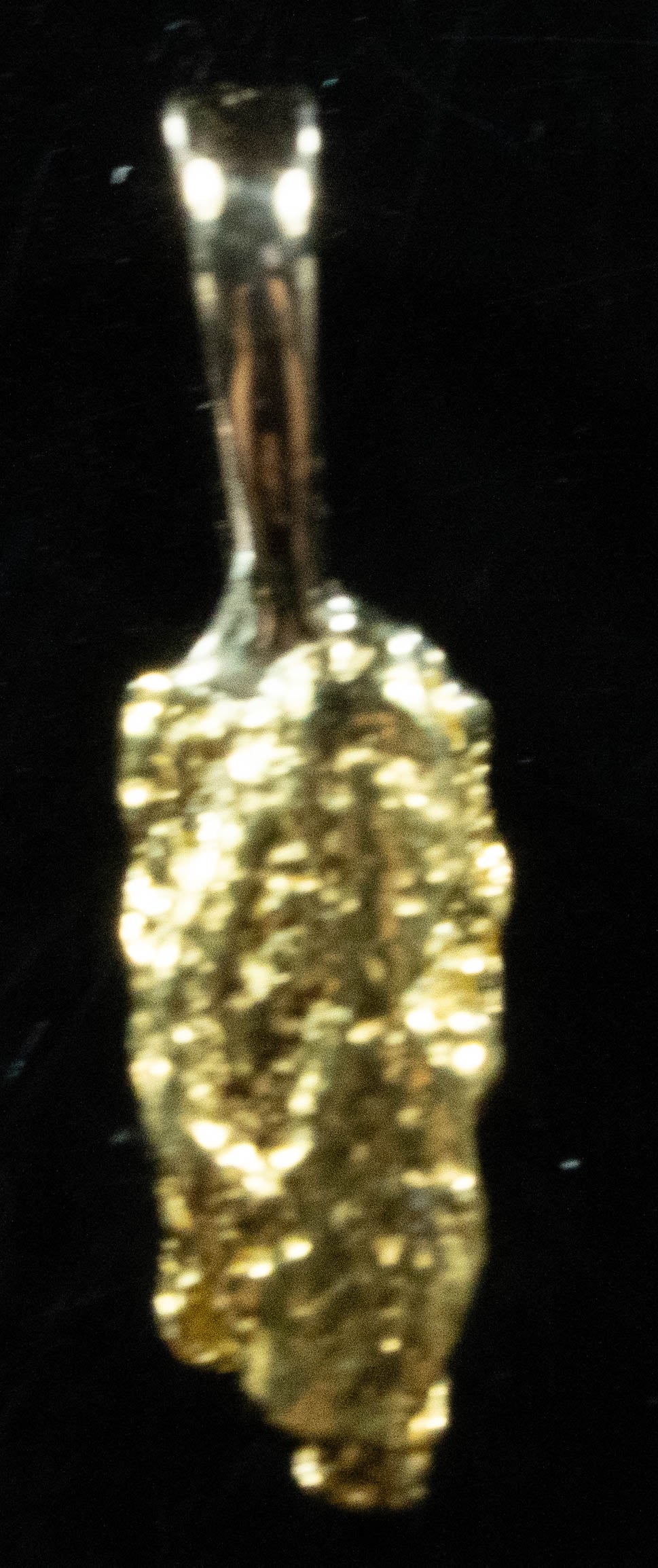#608 Alaskan-Yukon BC Natural Gold Nugget Pendant .66 Grams Authentic