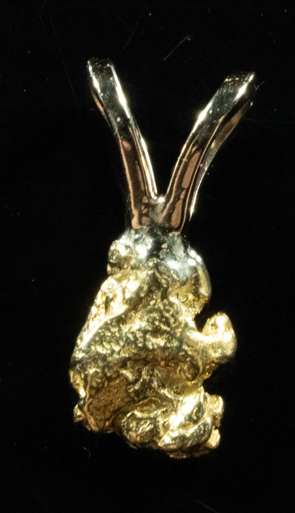 #675 Alaskan-Yukon BC Natural Gold Nugget Pendant .94 Grams Authentic