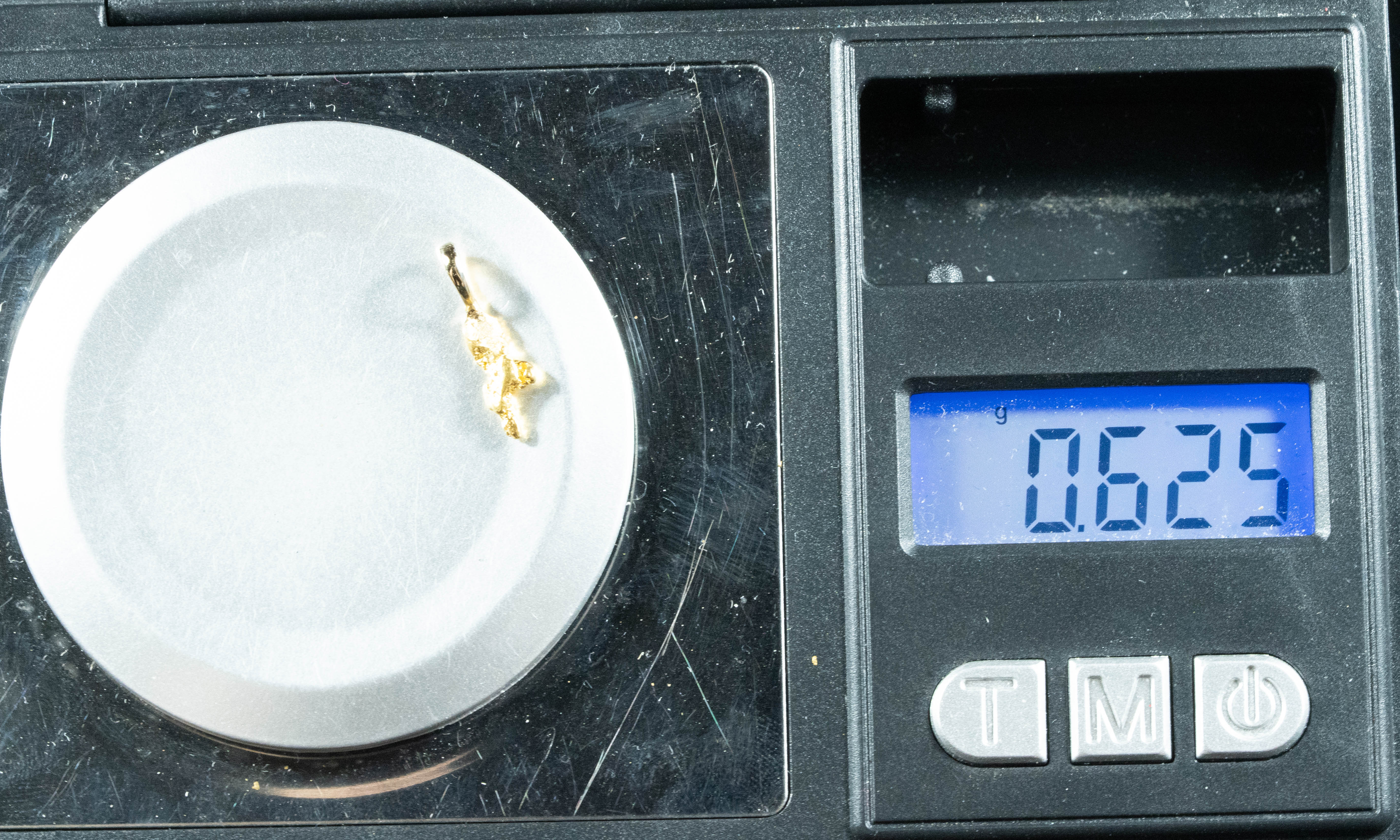 #630 Alaskan-Yukon BC Natural Gold Nugget Pendant .62 Grams Authentic