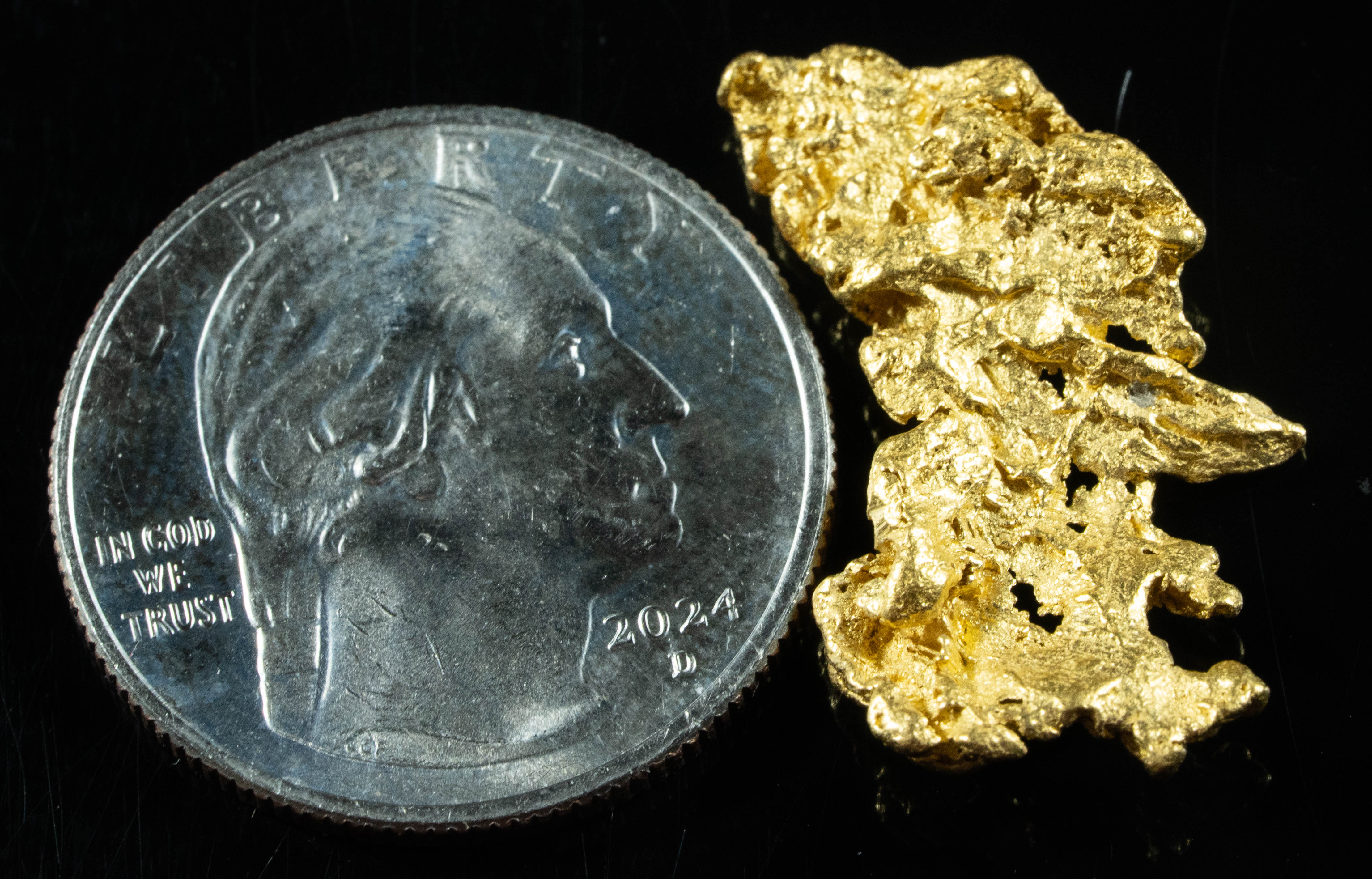 #902 Natural Gold Nugget Australian 4.75 Grams Genuine