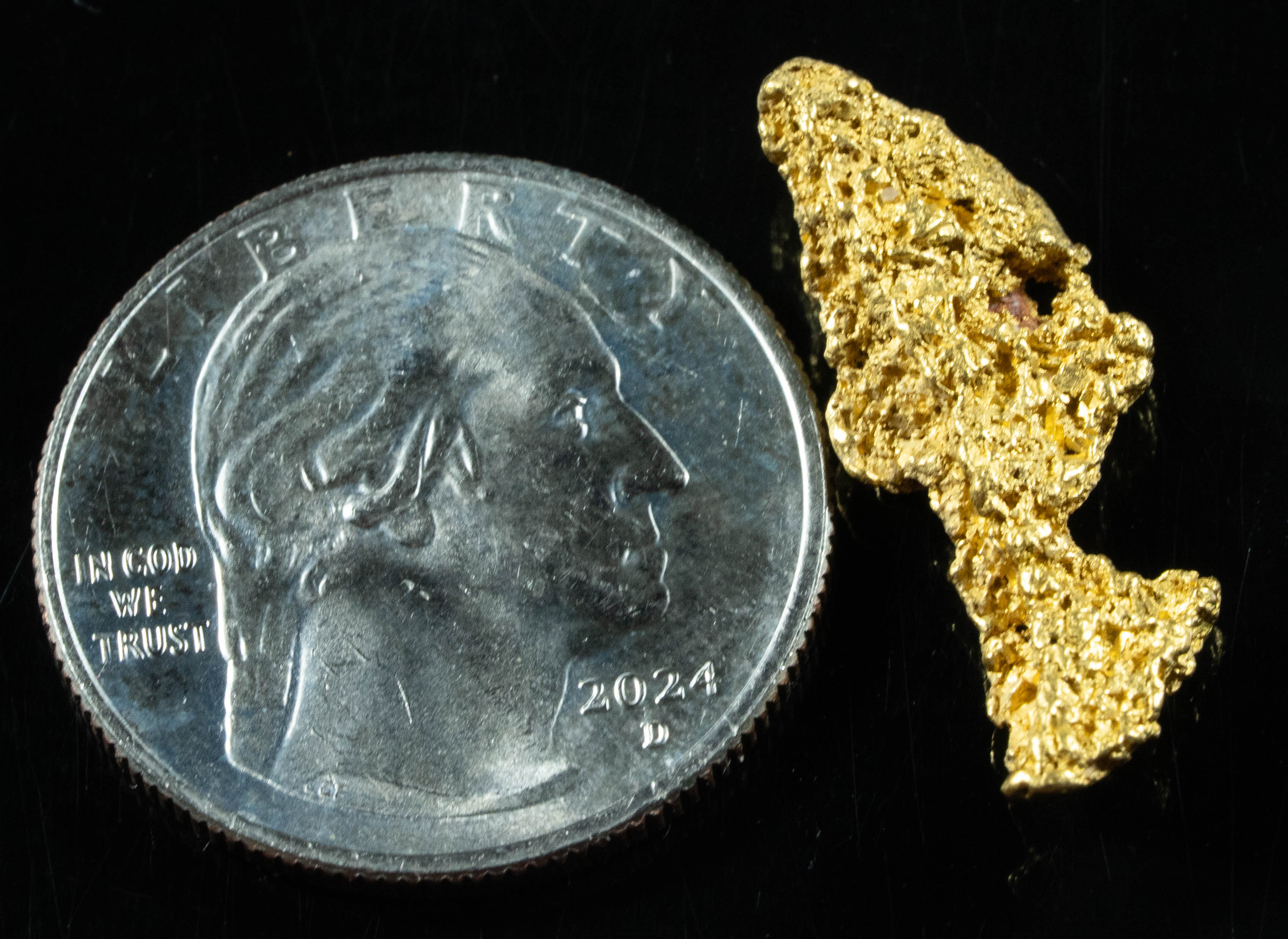 #903 Natural Gold Nugget Australian 4.68 Grams Genuine