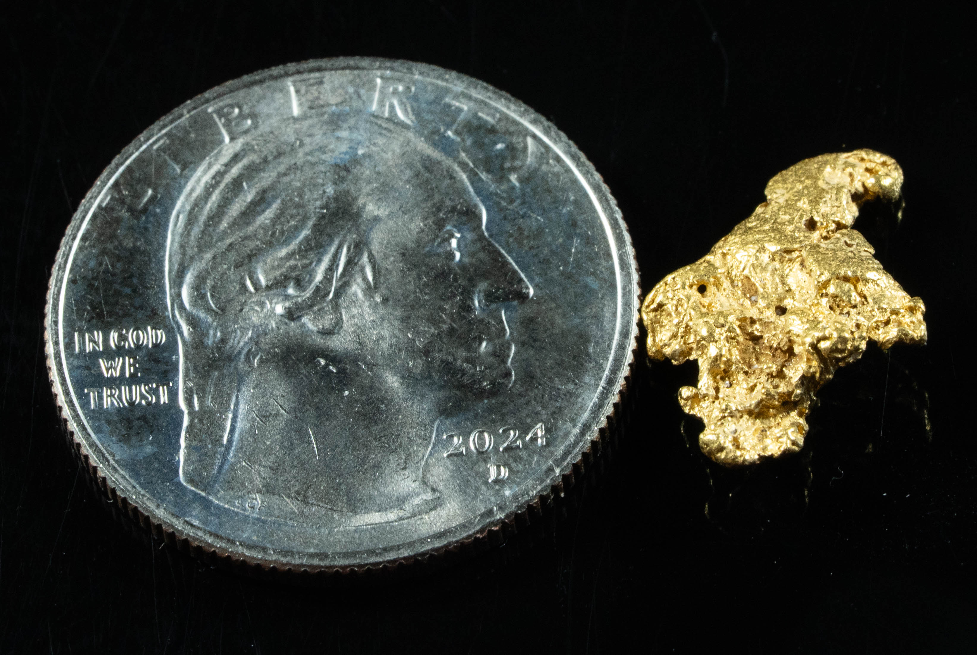 #905 Natural Gold Nugget Australian 2.07 Grams Genuine