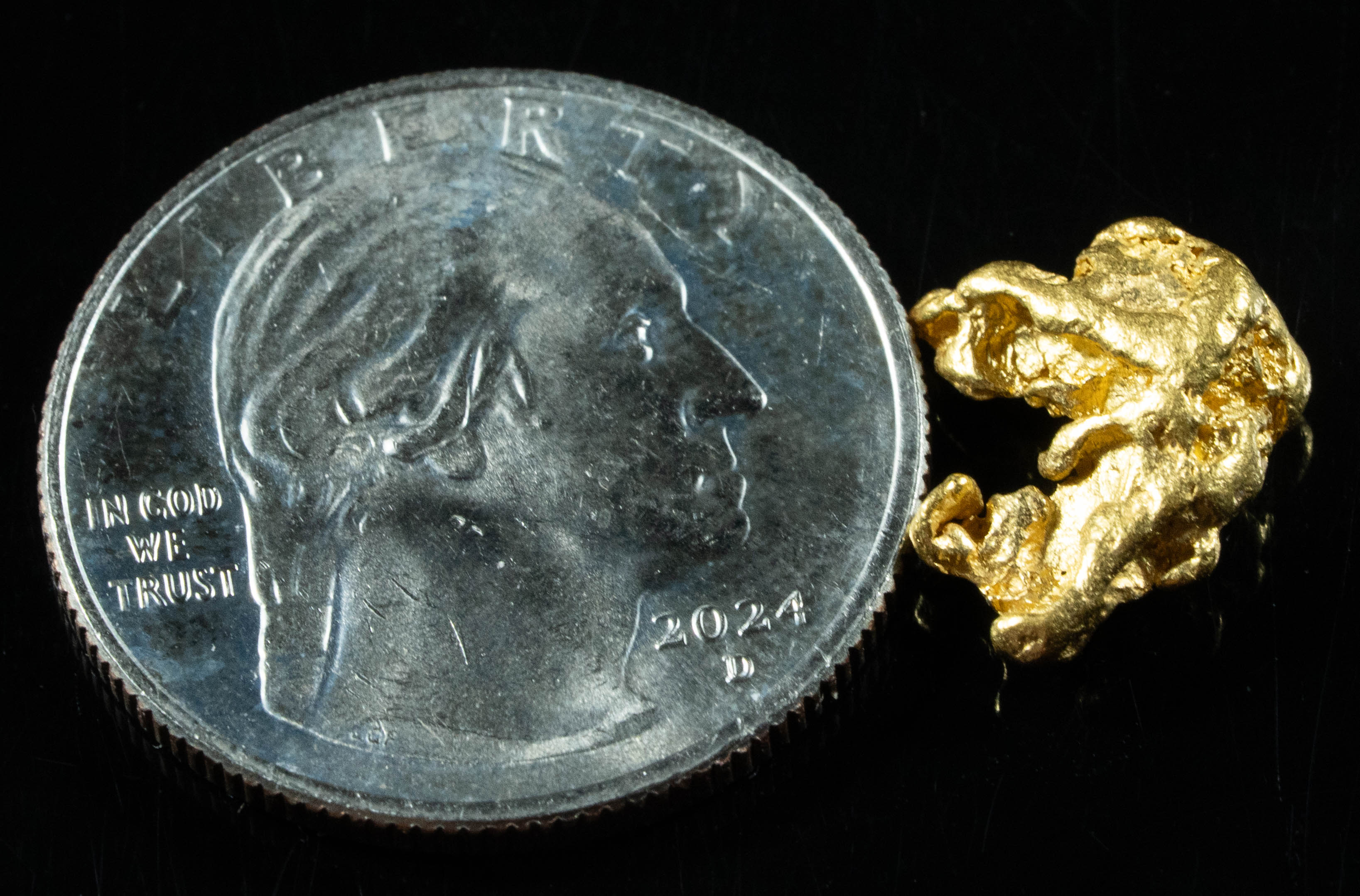 #906 Natural Gold Nugget Australian 2.74 Grams Genuine